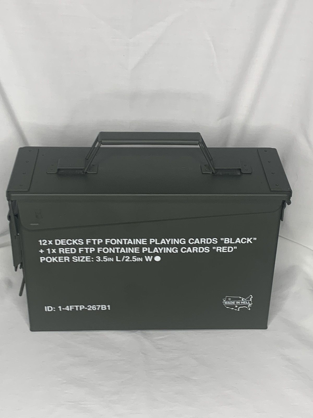 Fuck The Population FTP X Fontaine Ammo Brick (Playing Cards) Size ONE SIZE - 1 Thumbnail
