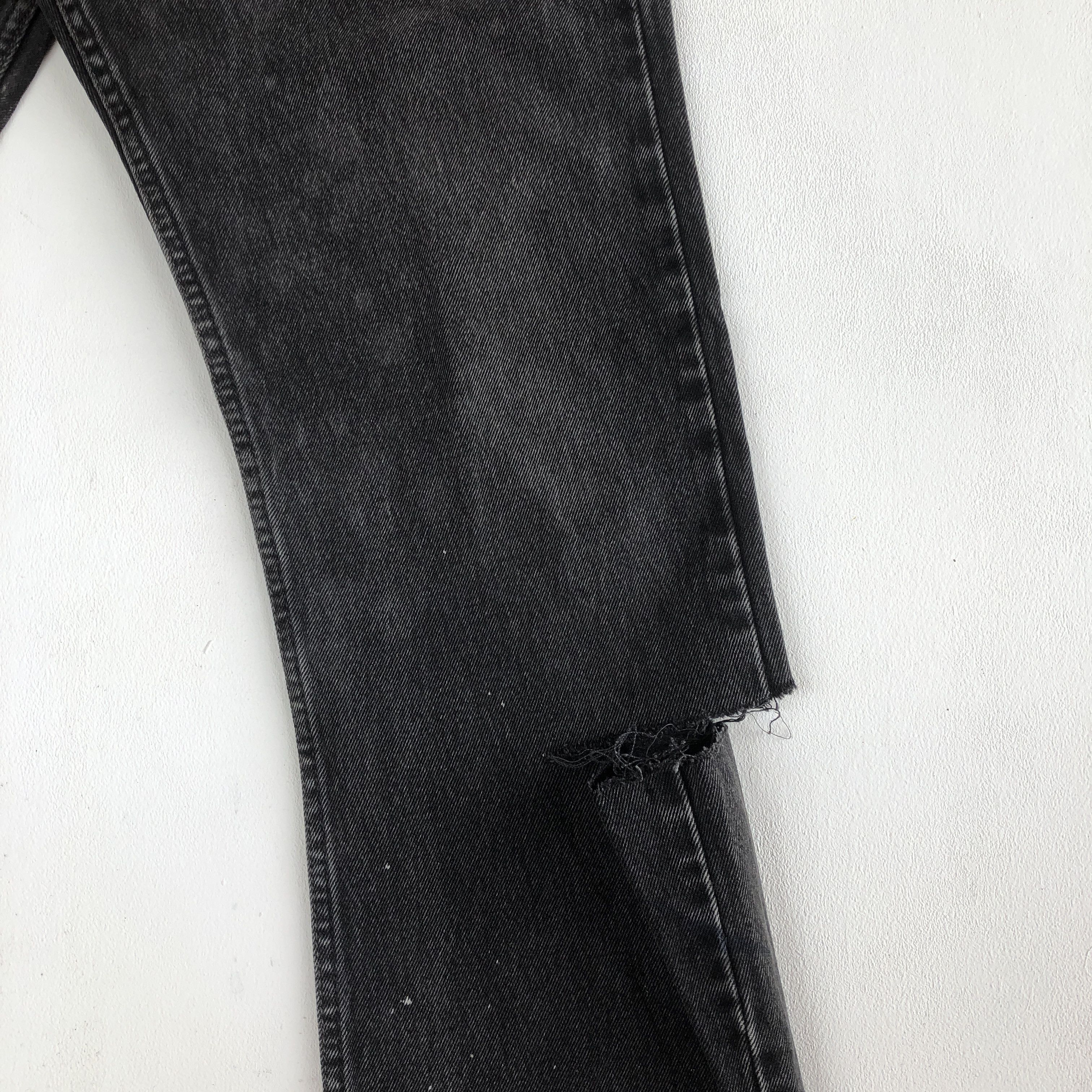Levi's Vintage Levis Jeans Faded Black Levi's 505 Distressed Denim Size US 30 / EU 46 - 7 Thumbnail