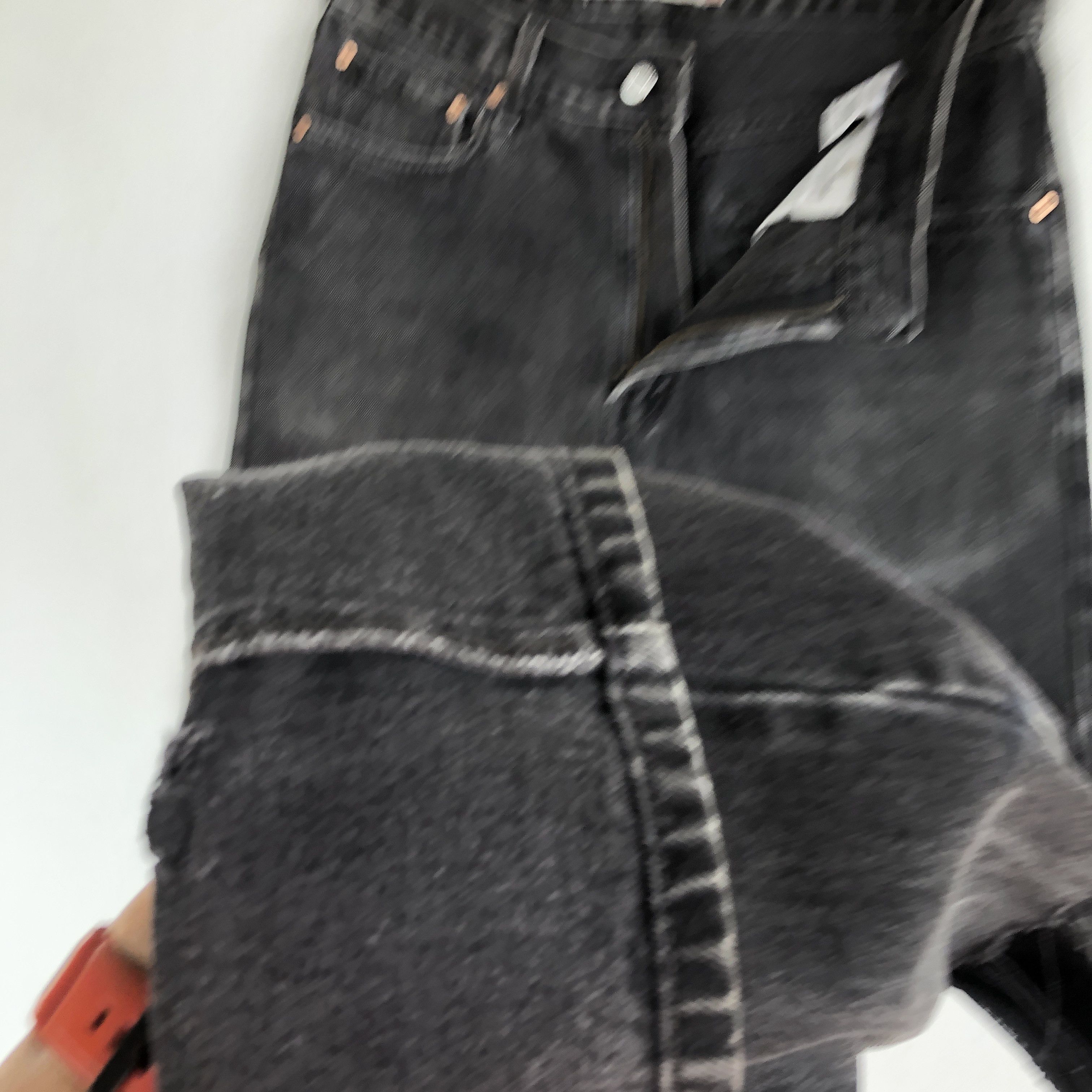 Levi's Vintage Levis Jeans Faded Black Levi's 505 Distressed Denim Size US 30 / EU 46 - 11 Thumbnail