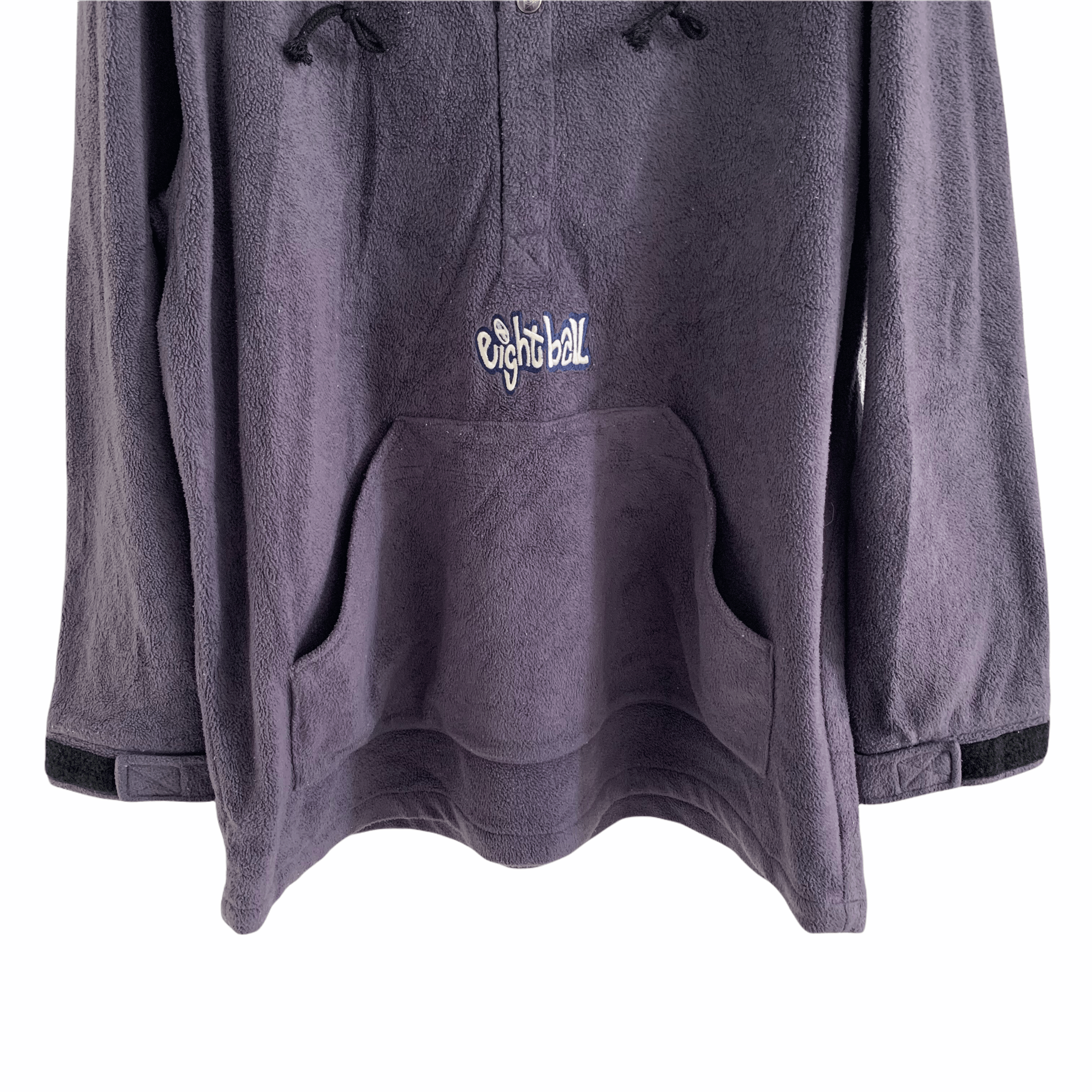 Vintage Vintage Eight Ball Fleece Pullover Hoodies #3307-118 Size US XXL / EU 58 / 5 - 4 Thumbnail