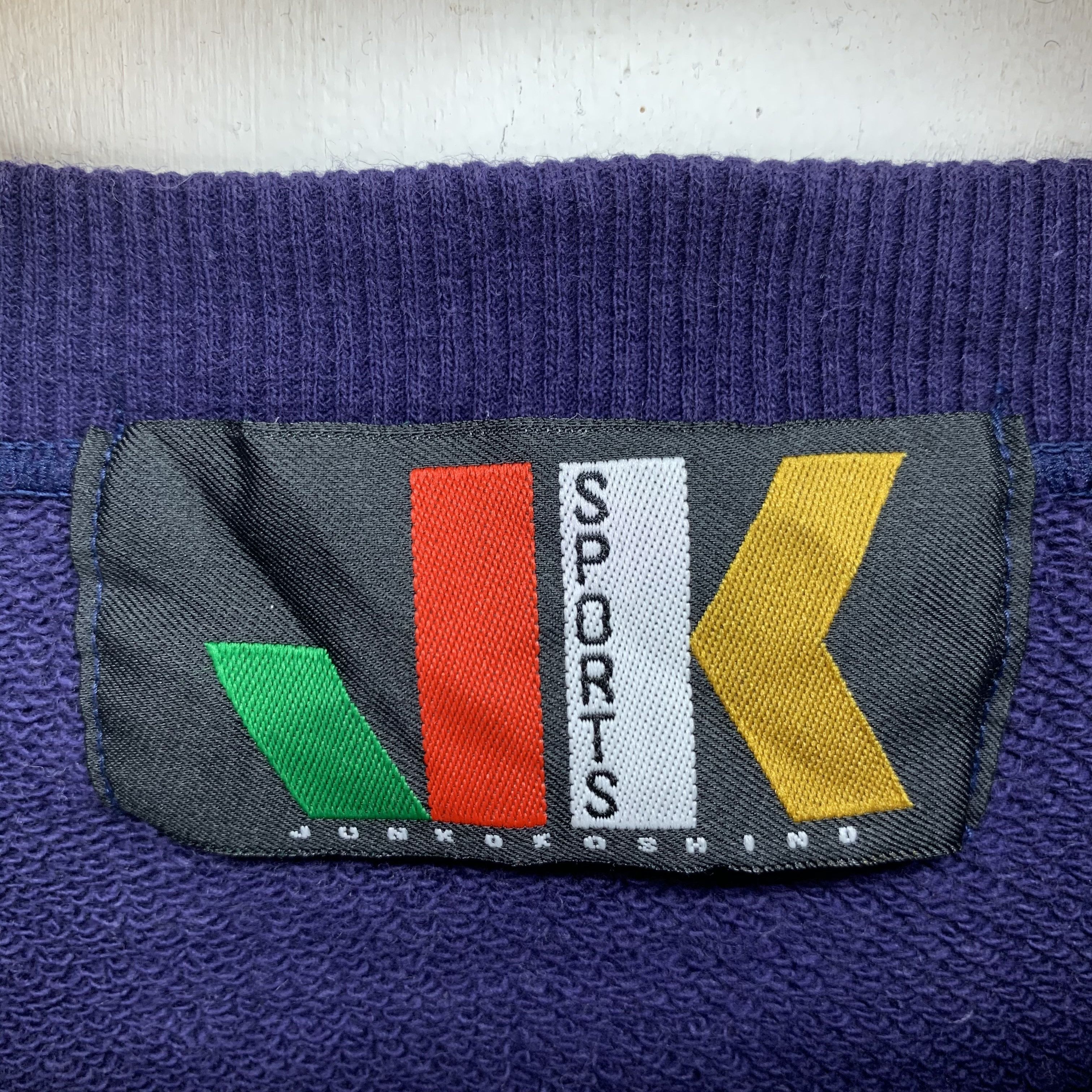 Japanese Brand Junko Koshino Sports Big Logo Crew Neck Sweatshirt #3173-52 Size US M / EU 48-50 / 2 - 4 Thumbnail