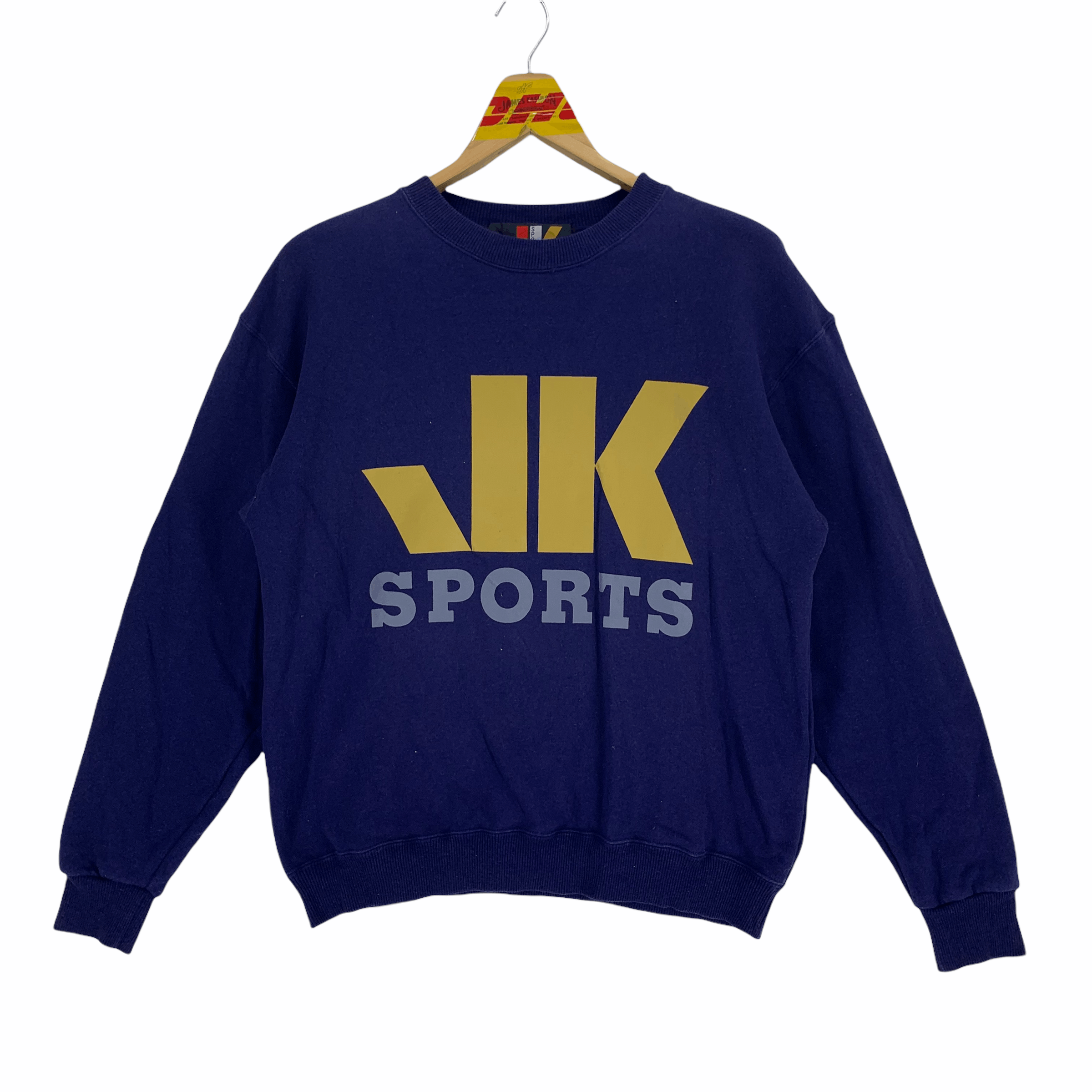 Japanese Brand Junko Koshino Sports Big Logo Crew Neck Sweatshirt #3173-52 Size US M / EU 48-50 / 2 - 1 Thumbnail