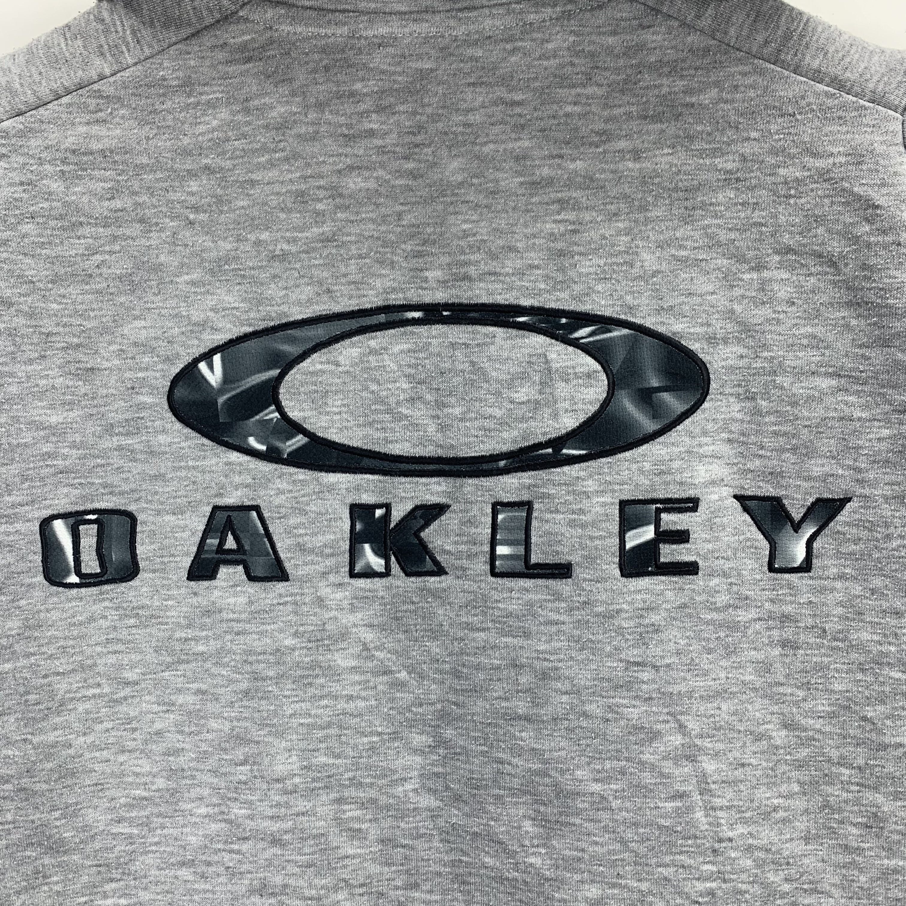 Oakley Oakley back Big Logo Zipper Hoodie #3109-114 Size US L / EU 52-54 / 3 - 2 Thumbnail