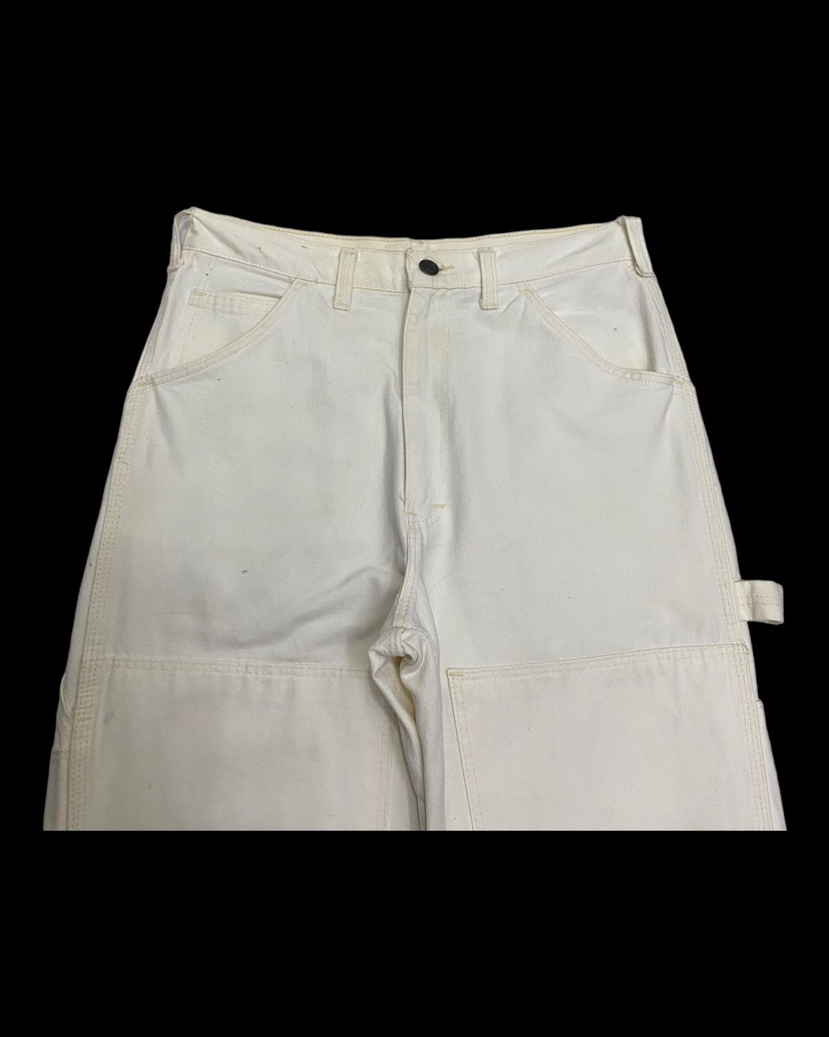 Helmut Lang 🔥VINTAGE MADE IN USA DOUBLE KNEE CARPENTER PANTS Size US 29 - 7 Thumbnail