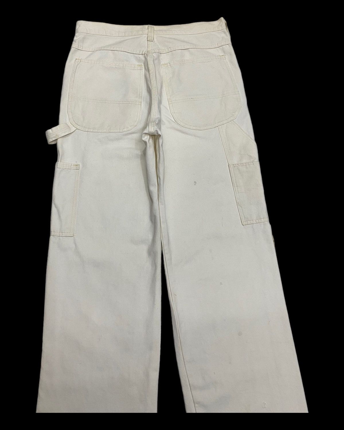 Helmut Lang 🔥VINTAGE MADE IN USA DOUBLE KNEE CARPENTER PANTS Size US 29 - 4 Thumbnail