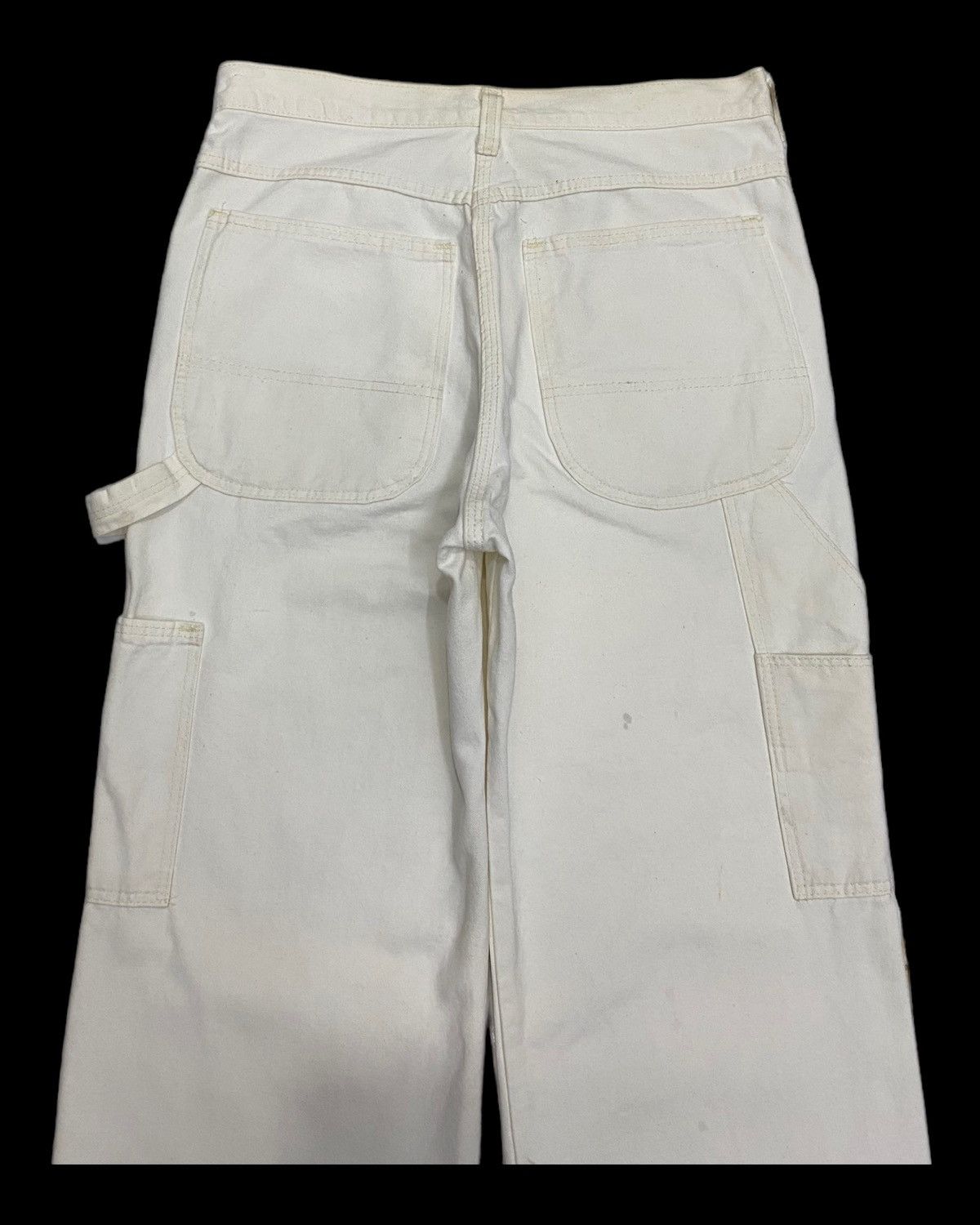 Helmut Lang 🔥VINTAGE MADE IN USA DOUBLE KNEE CARPENTER PANTS Size US 29 - 8 Thumbnail