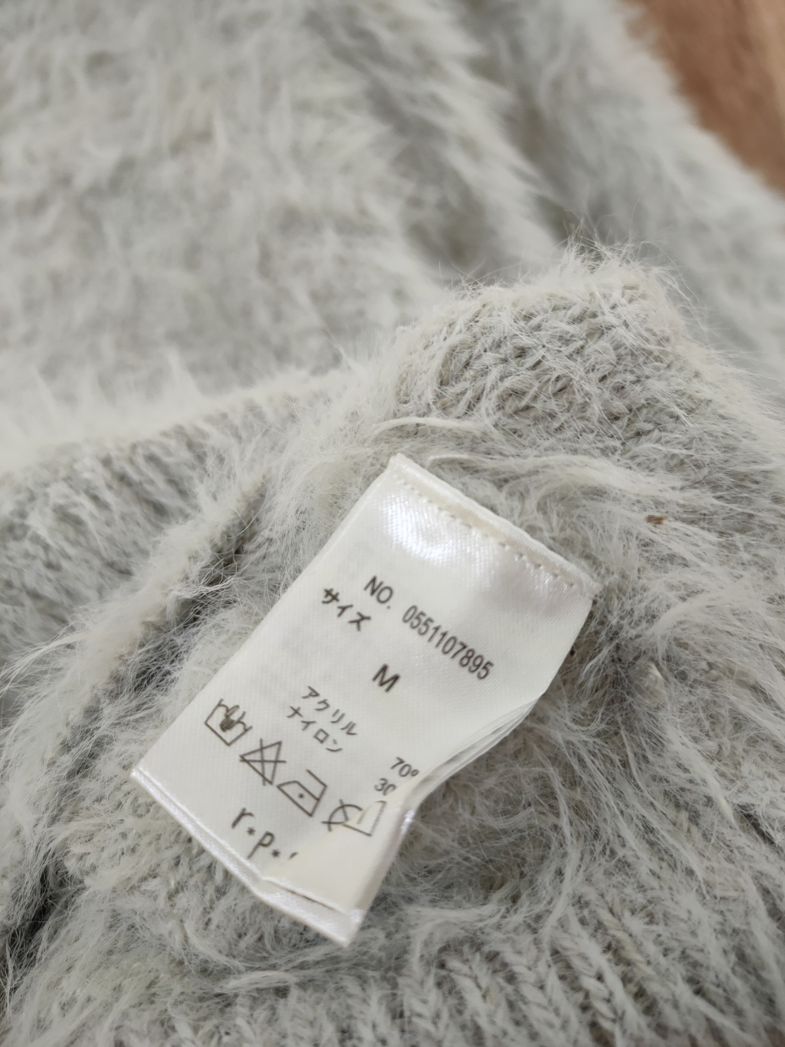 Japanese Brand DL RPS mohair soft fur knitwear streetwear japan #46-460 Size M / US 6-8 / IT 42-44 - 6 Thumbnail
