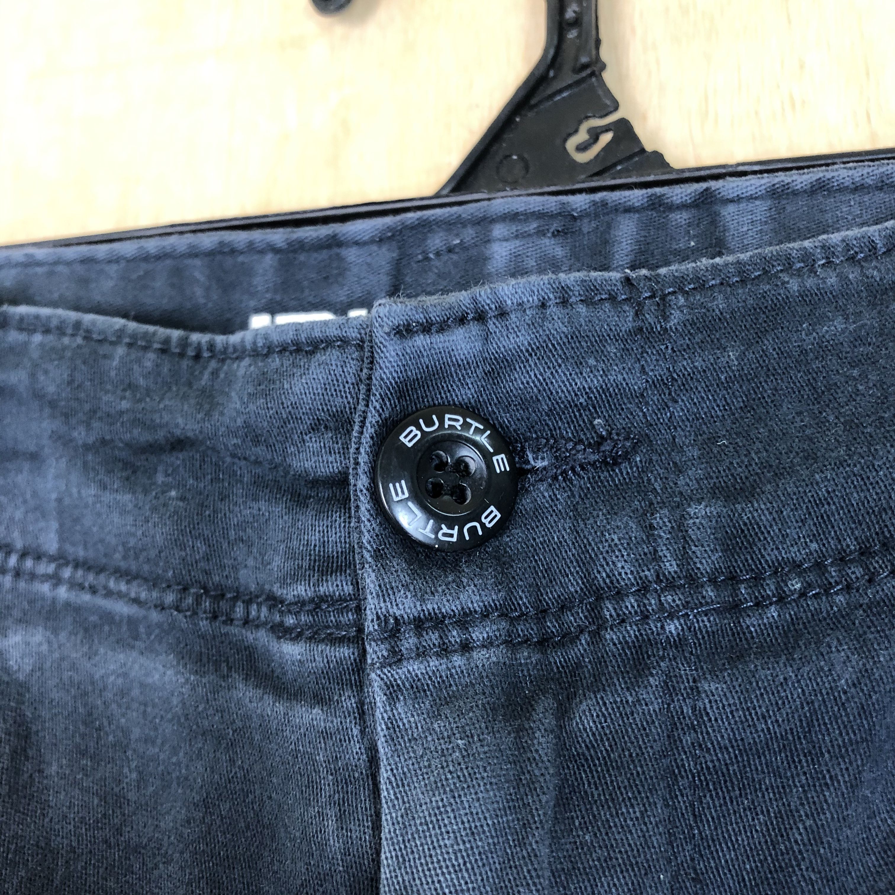 Japanese Brand DLL Burtle WorkWear Blue black multipocket Cargo Pants #c065 Size US 31 - 6 Thumbnail