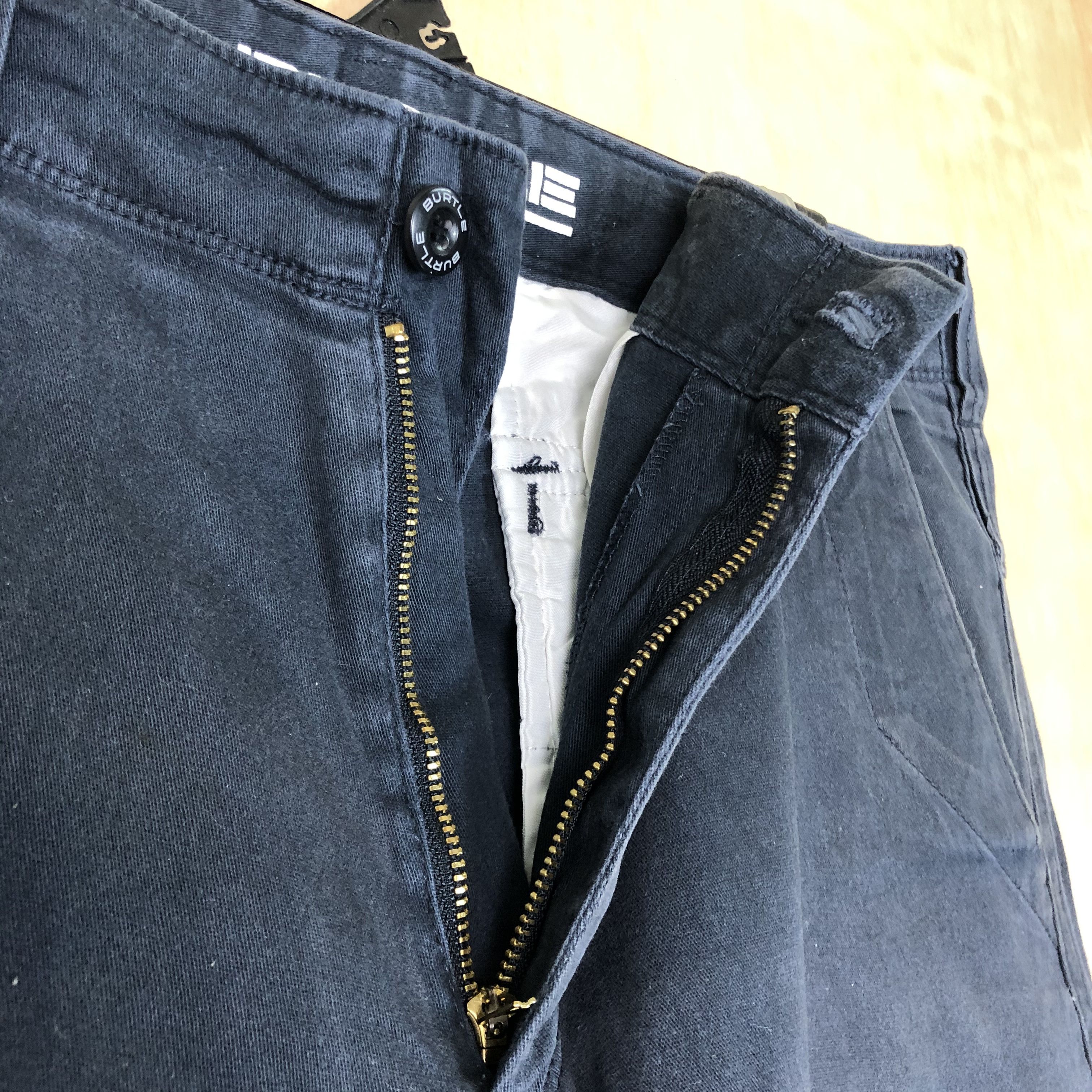 Japanese Brand DLL Burtle WorkWear Blue black multipocket Cargo Pants #c065 Size US 31 - 7 Thumbnail