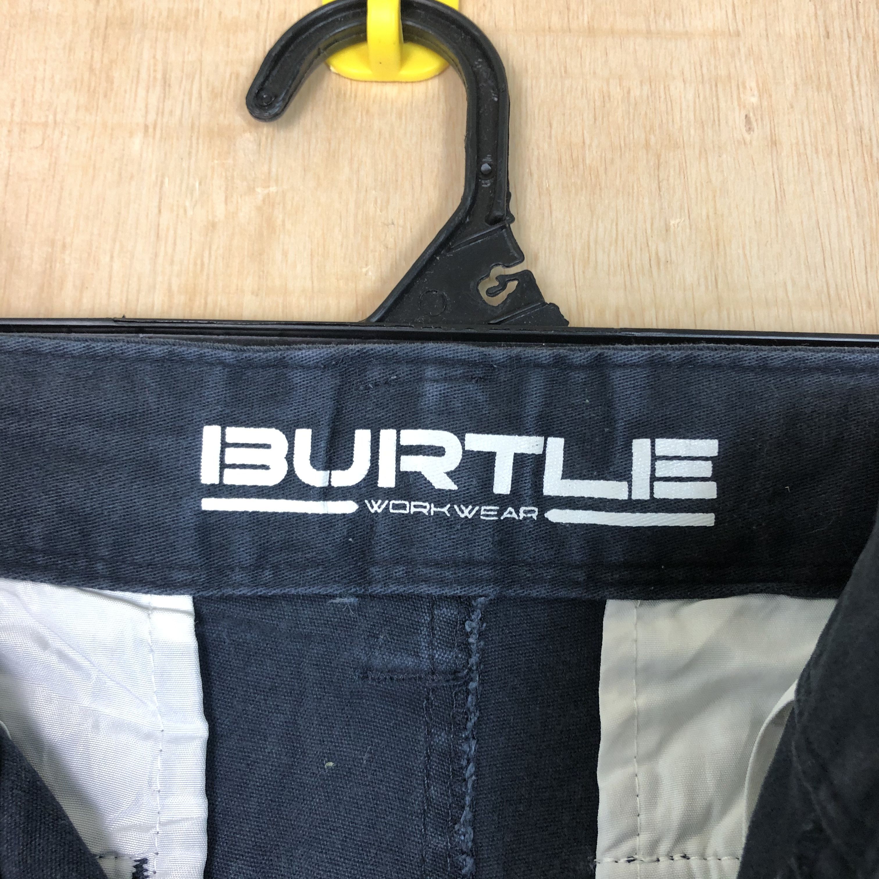 Japanese Brand DLL Burtle WorkWear Blue black multipocket Cargo Pants #c065 Size US 31 - 8 Thumbnail