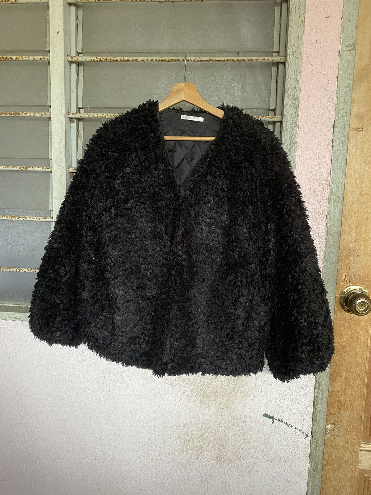 Vintage ⚡️Rare⚡️ Retro Girl Faux Fur Quilted Size M / US 6-8 / IT 42-44 - 5 Thumbnail
