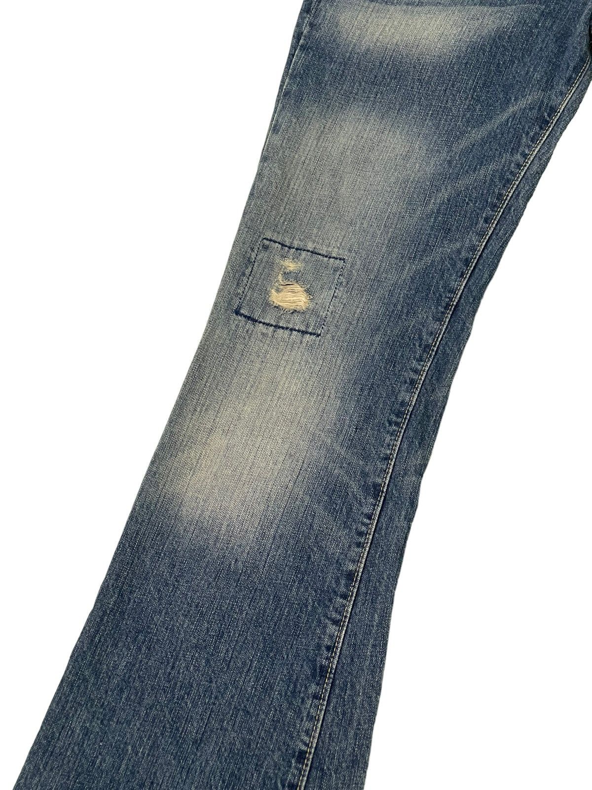 Japanese Brand Flare Jeans Chip & Pepper Low Rise Denim Boot Cut 4🟦6 Size US 29 - 6 Thumbnail