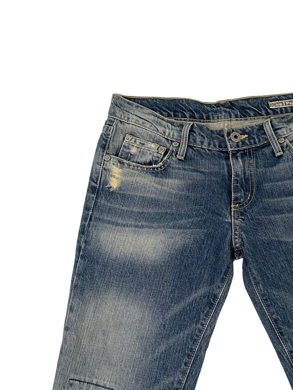 Japanese Brand Flare Jeans Chip & Pepper Low Rise Denim Boot Cut 4🟦6 Size US 29 - 8 Thumbnail