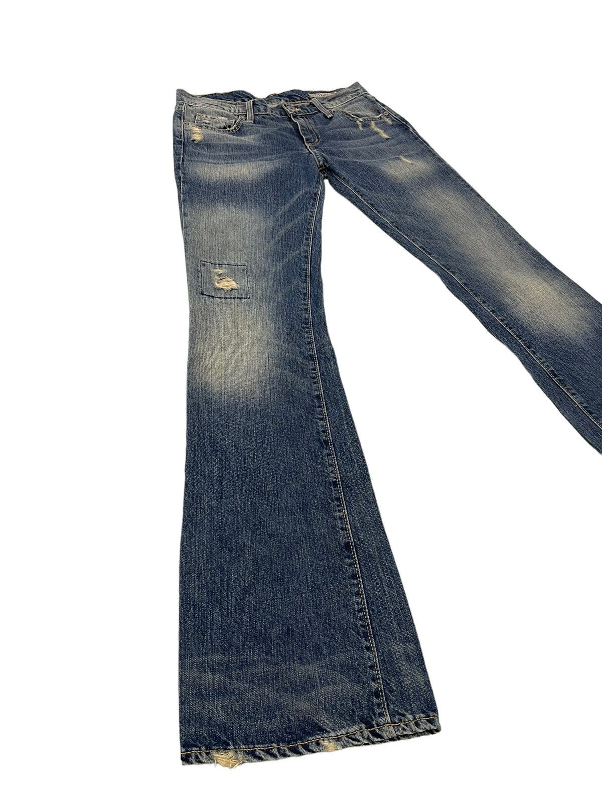 Japanese Brand Flare Jeans Chip & Pepper Low Rise Denim Boot Cut 4🟦6 Size US 29 - 1 Thumbnail