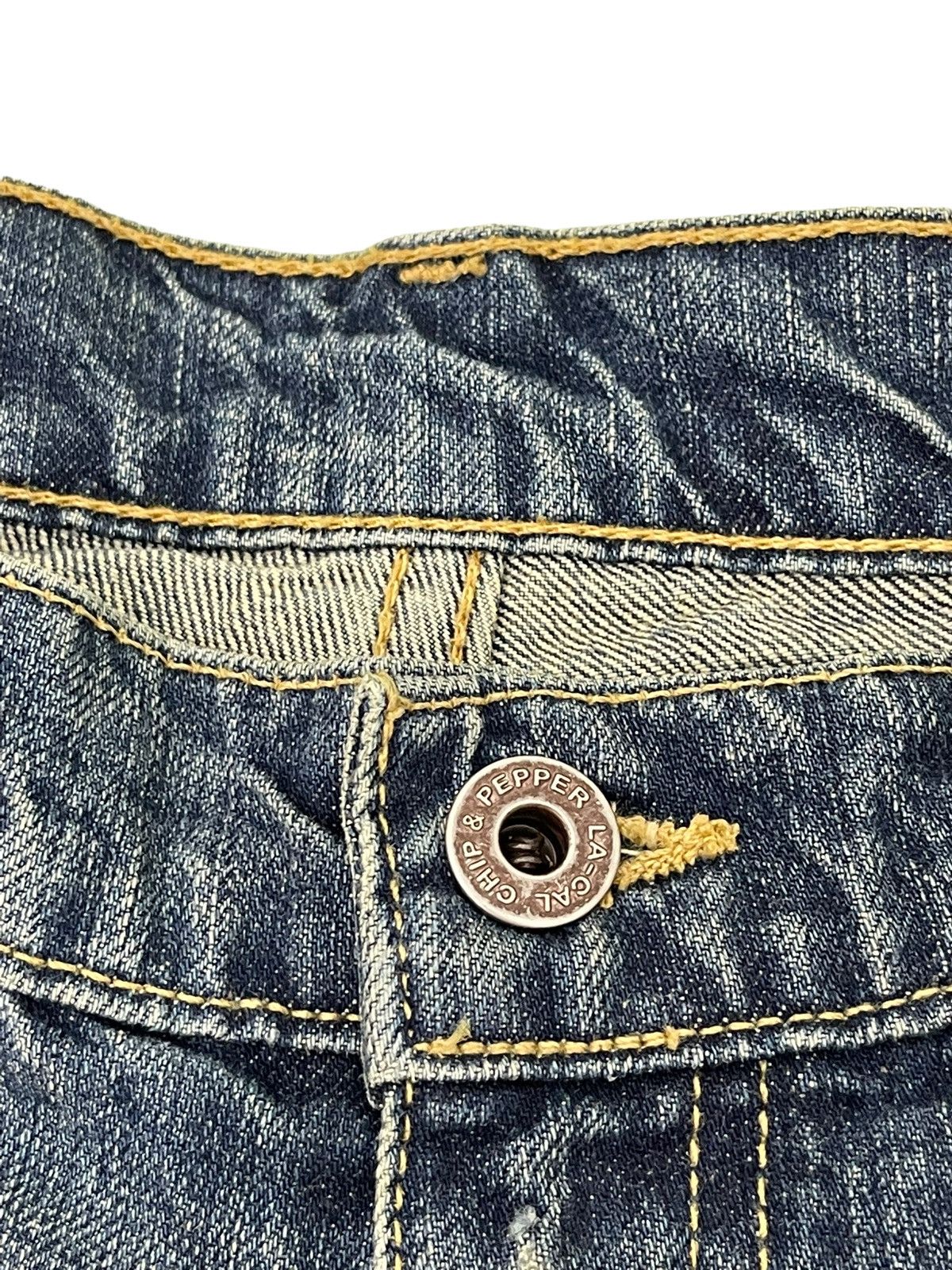 Japanese Brand Flare Jeans Chip & Pepper Low Rise Denim Boot Cut 4🟦6 Size US 29 - 11 Thumbnail