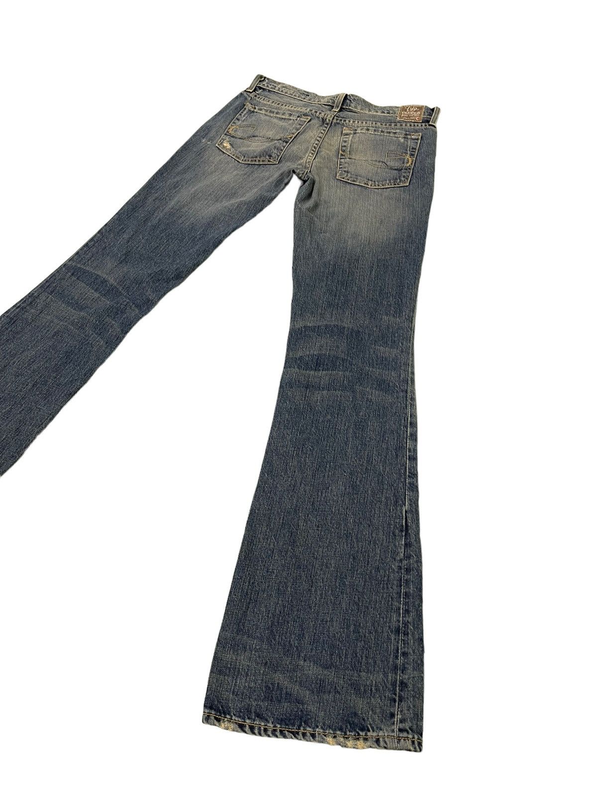 Japanese Brand Flare Jeans Chip & Pepper Low Rise Denim Boot Cut 4🟦6 Size US 29 - 14 Thumbnail