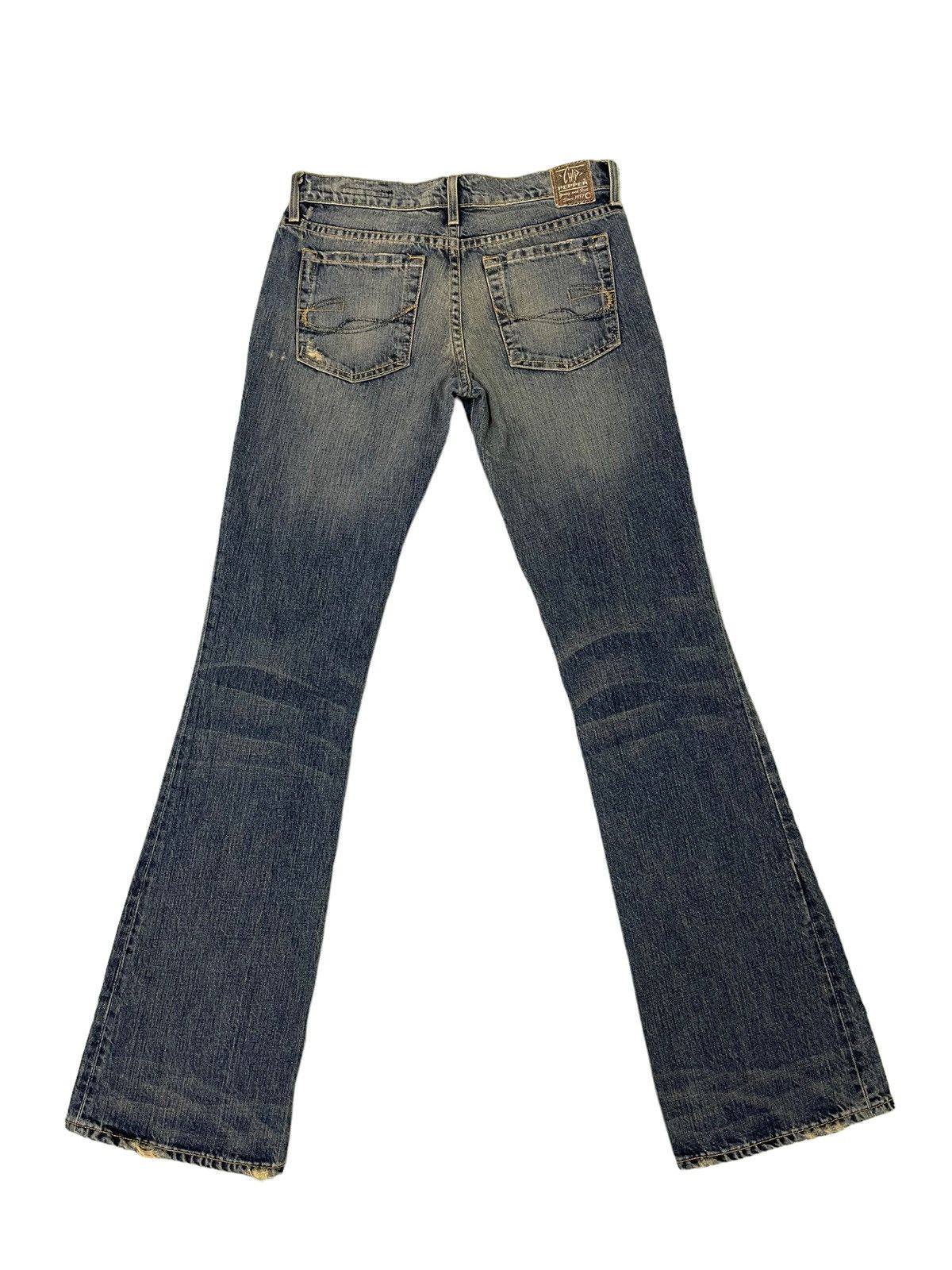 Japanese Brand Flare Jeans Chip & Pepper Low Rise Denim Boot Cut 4🟦6 Size US 29 - 12 Thumbnail