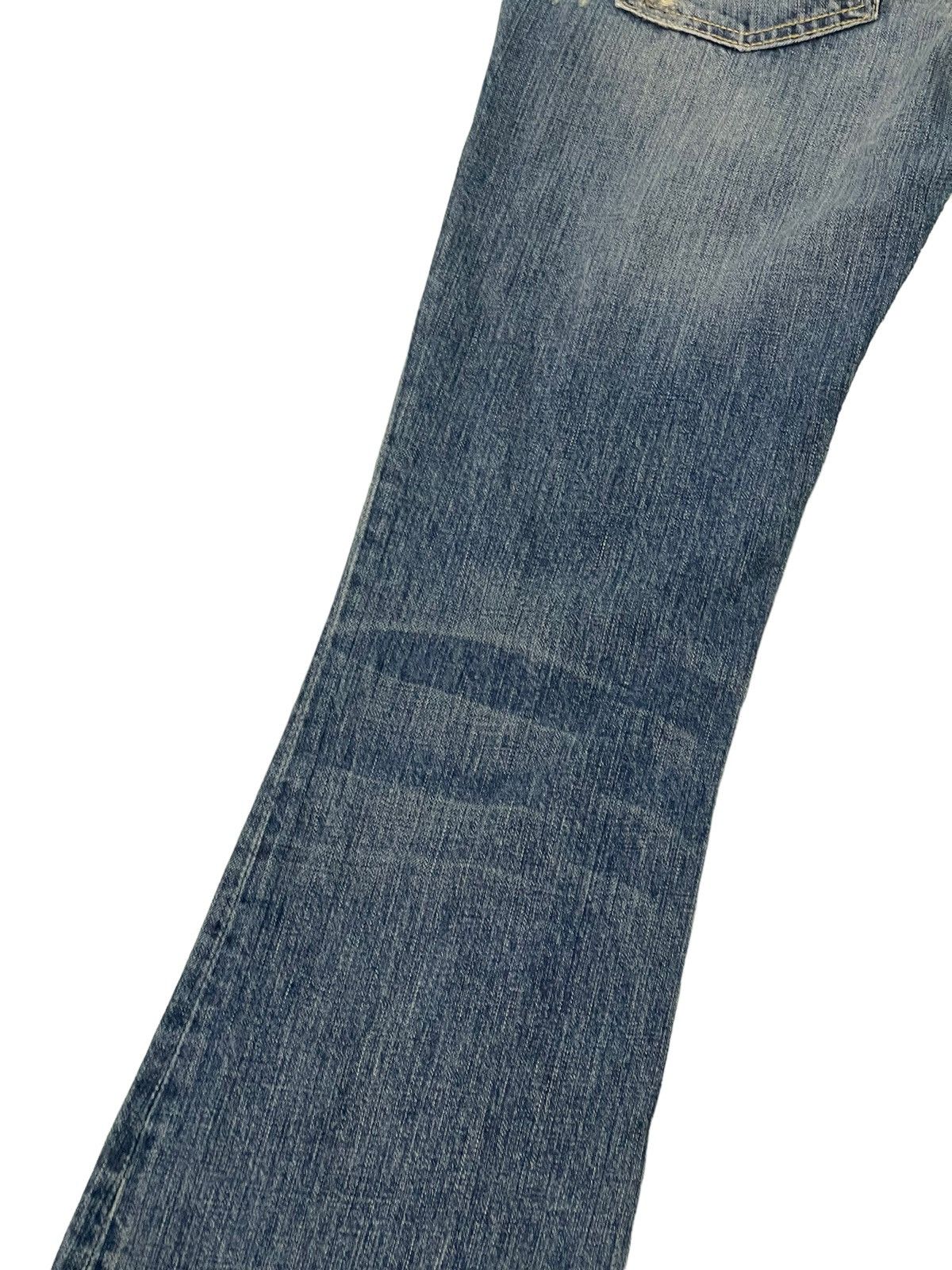 Japanese Brand Flare Jeans Chip & Pepper Low Rise Denim Boot Cut 4🟦6 Size US 29 - 17 Thumbnail