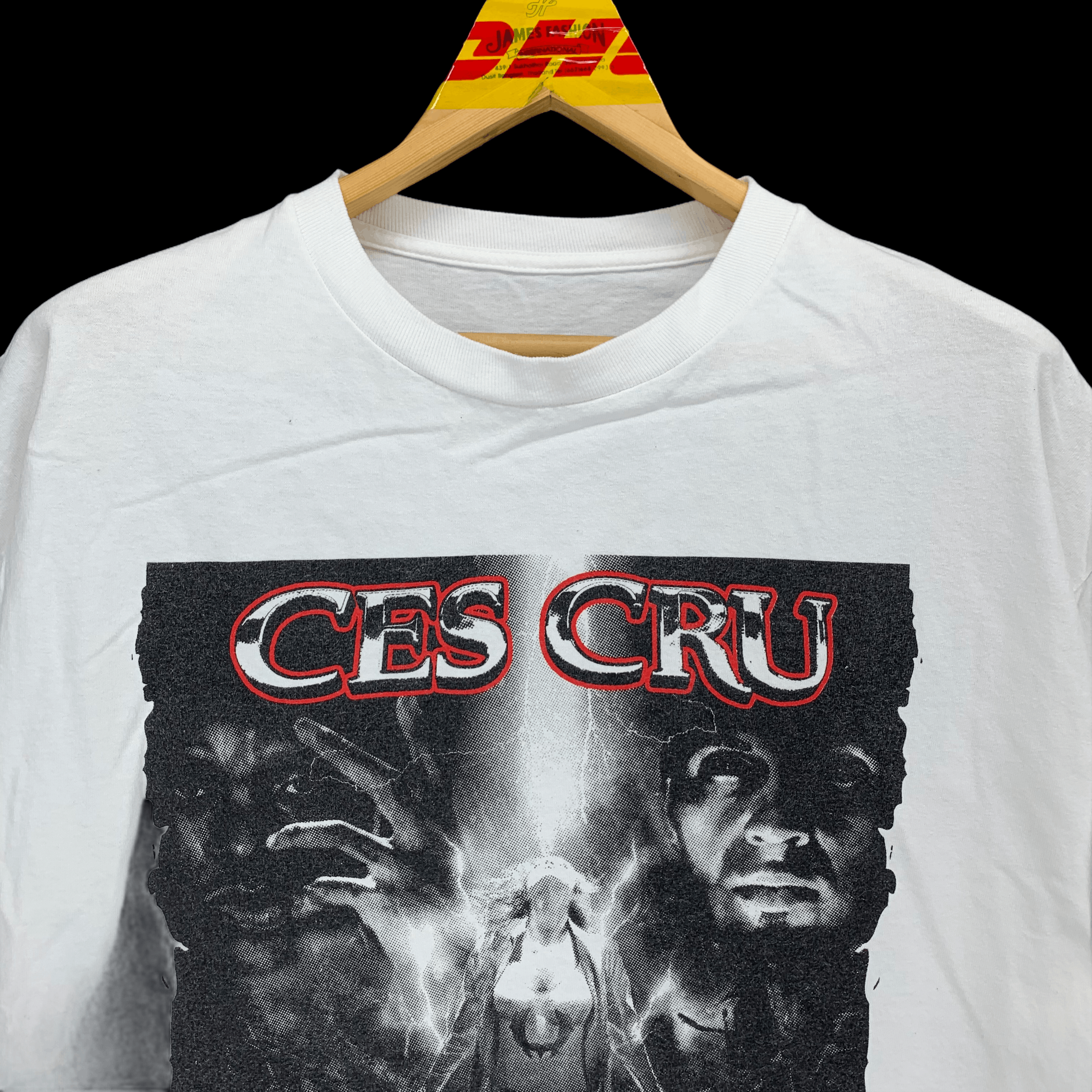 Vintage Ces Cru Codename: Ego Stripper Big Graphic Tee #3166-110 Size US L / EU 52-54 / 3 - 2 Thumbnail