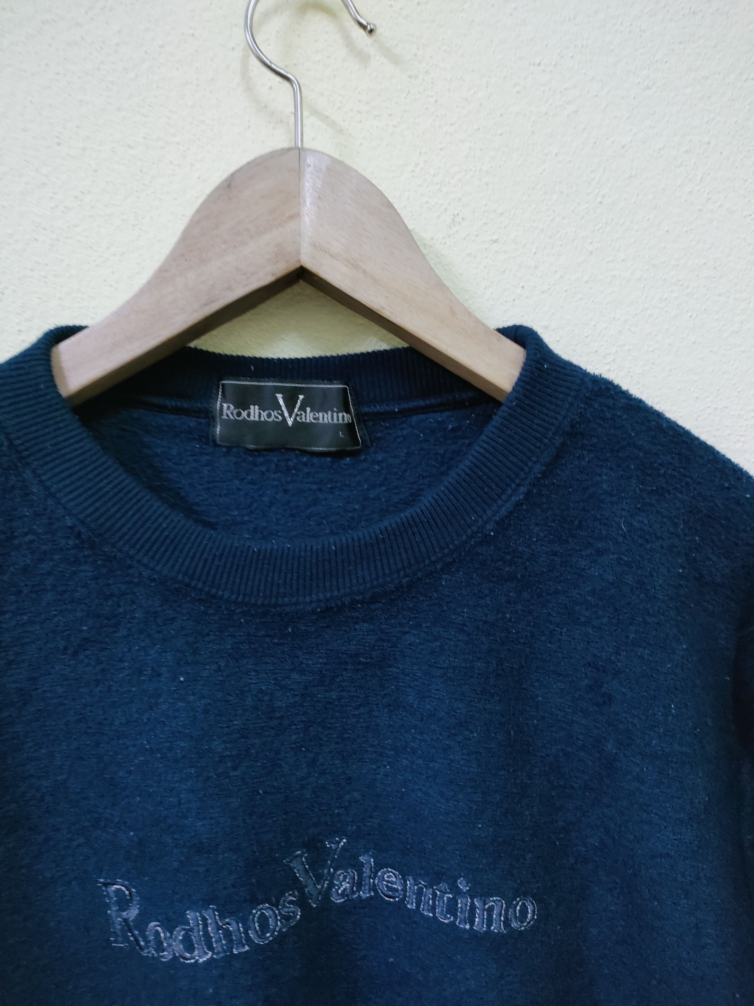 Rodhos Valentino Spellout Fleece Sweatshirts