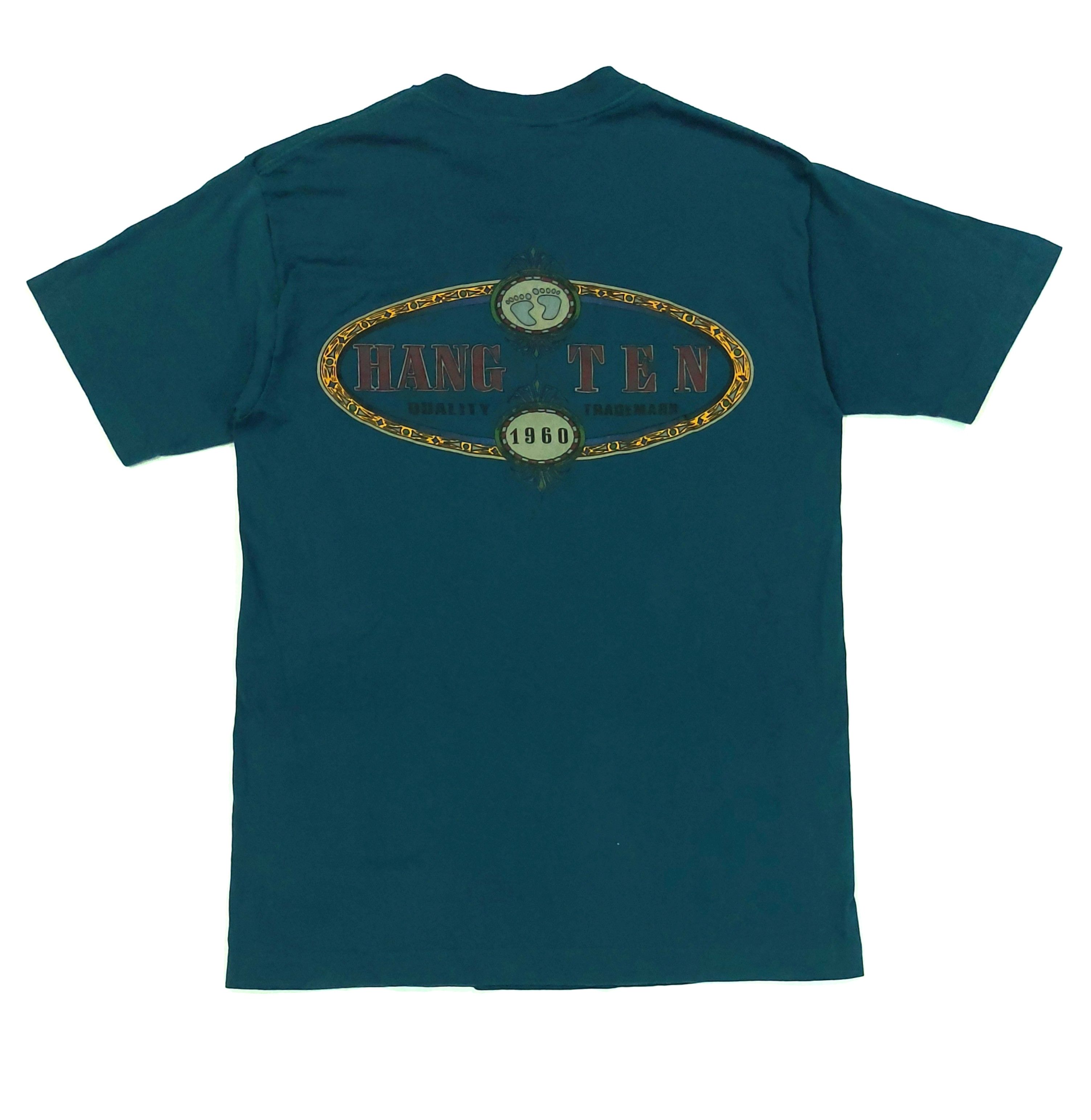Hang Ten × Vintage RARE! VTG 70s 80s HANG TEN MADE IN USA BIG LOGO PRINT Size US M / EU 48-50 / 2 - 1 Thumbnail