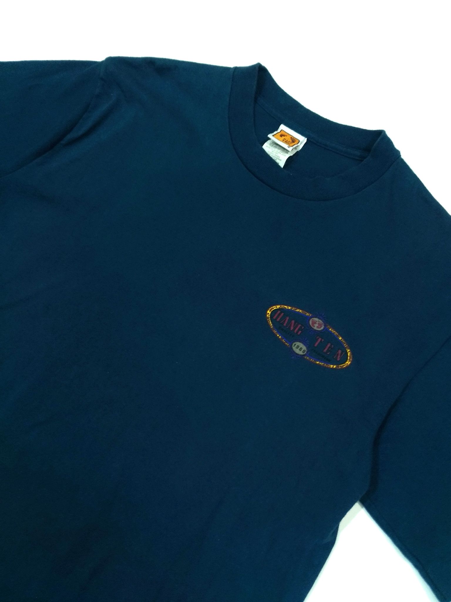 Hang Ten × Vintage RARE! VTG 70s 80s HANG TEN MADE IN USA BIG LOGO PRINT Size US M / EU 48-50 / 2 - 6 Thumbnail