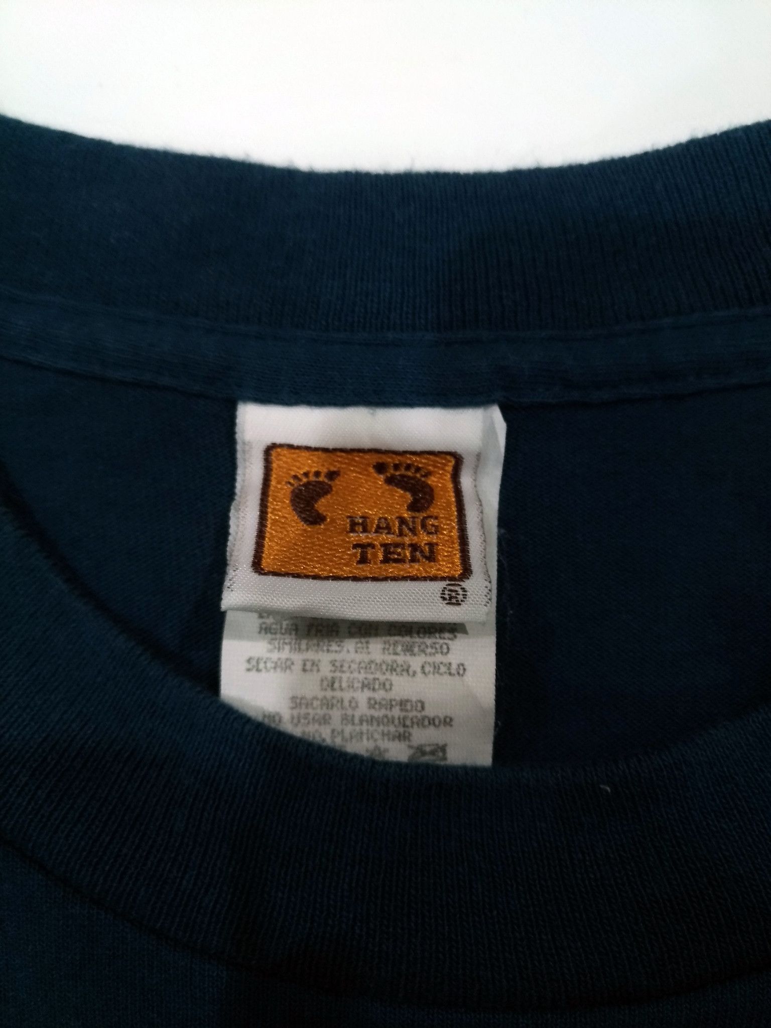 Hang Ten × Vintage RARE! VTG 70s 80s HANG TEN MADE IN USA BIG LOGO PRINT Size US M / EU 48-50 / 2 - 3 Thumbnail