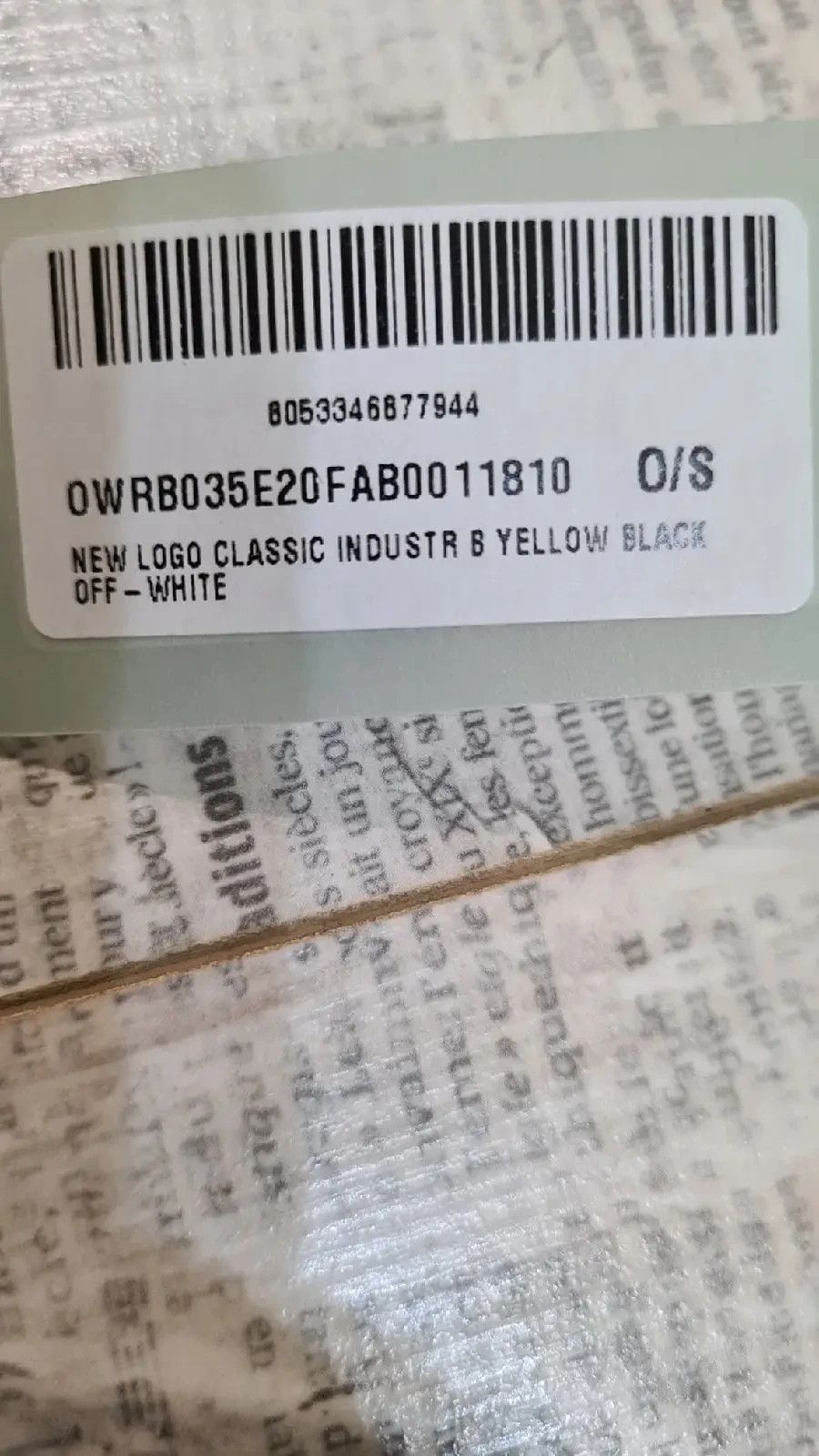Off-White Off-White Industrial Belt Size ONE SIZE - 7 Thumbnail