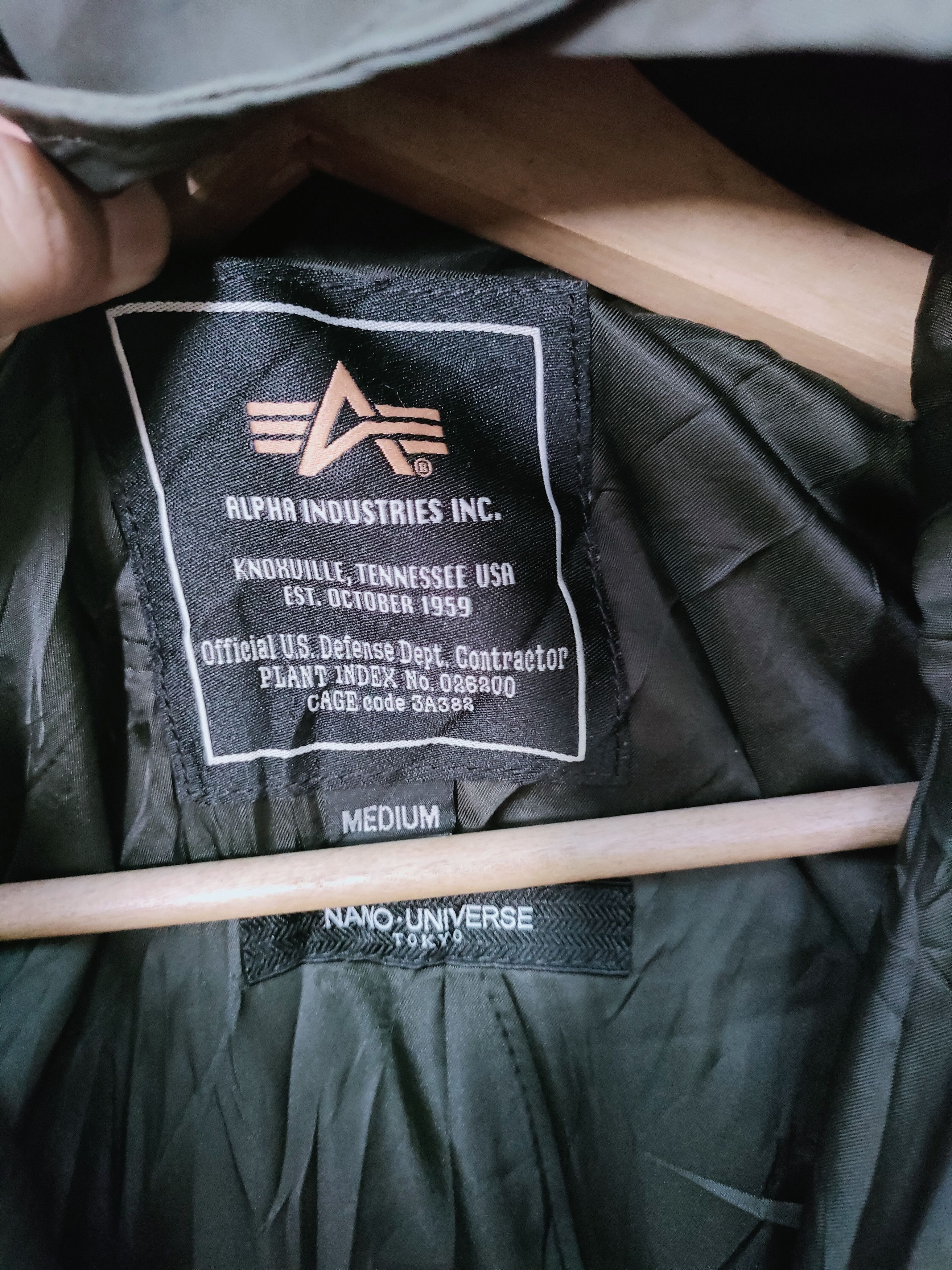 Alpha Industries × NANO universe Alpha Industries X Nano Universe Sample Jacket Size US M / EU 48-50 / 2 - 6 Thumbnail