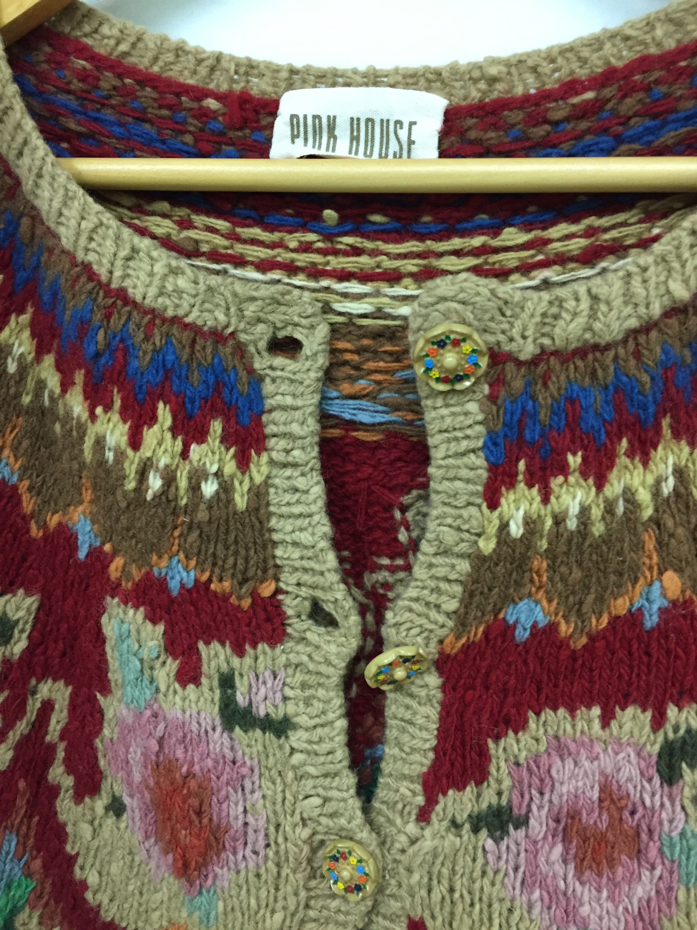 Pink House Vtg Pink House karl Helmut native Knitwear Size M / US 6-8 / IT 42-44 - 8 Thumbnail