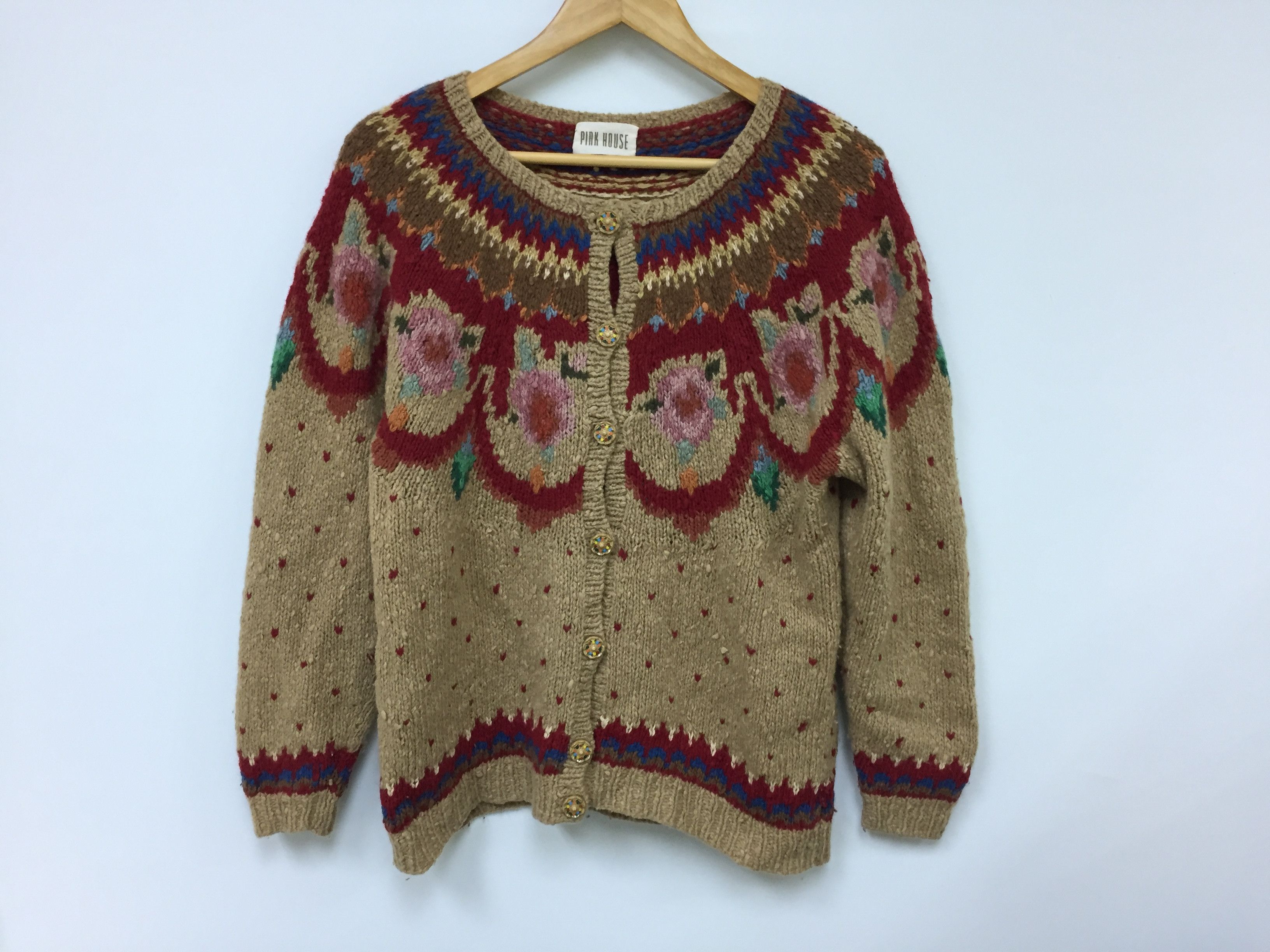 Pink House Vtg Pink House karl Helmut native Knitwear Size M / US 6-8 / IT 42-44 - 4 Thumbnail