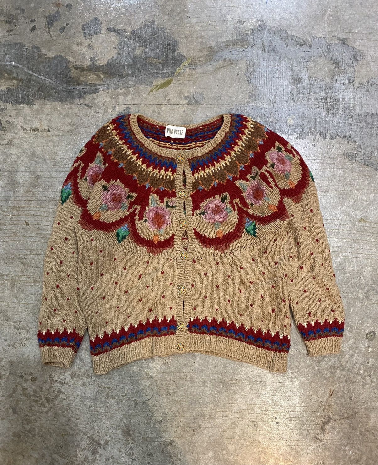 Pink House Vtg Pink House karl Helmut native Knitwear Size M / US 6-8 / IT 42-44 - 2 Thumbnail