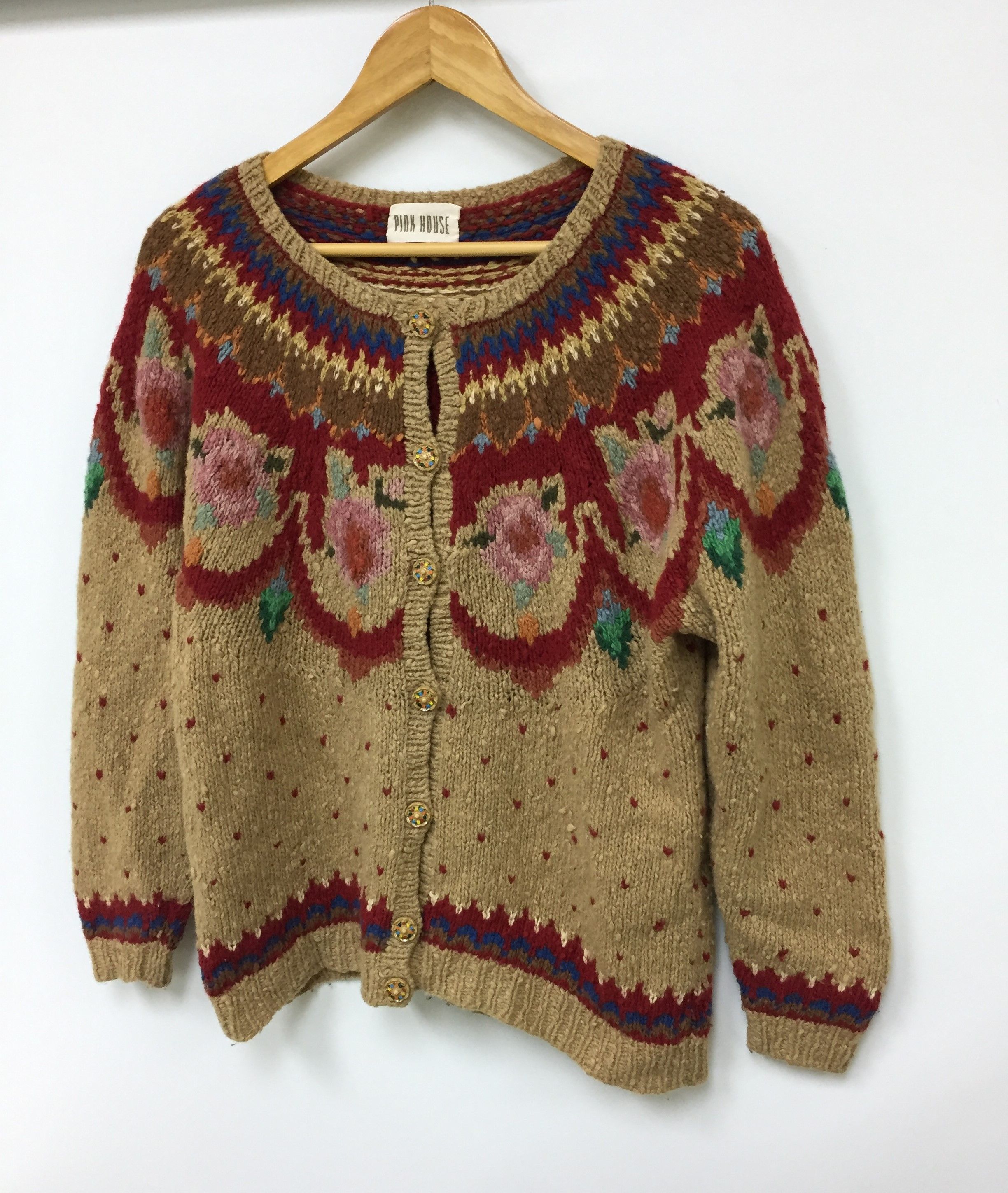 Pink House Vtg Pink House karl Helmut native Knitwear Size M / US 6-8 / IT 42-44 - 3 Thumbnail
