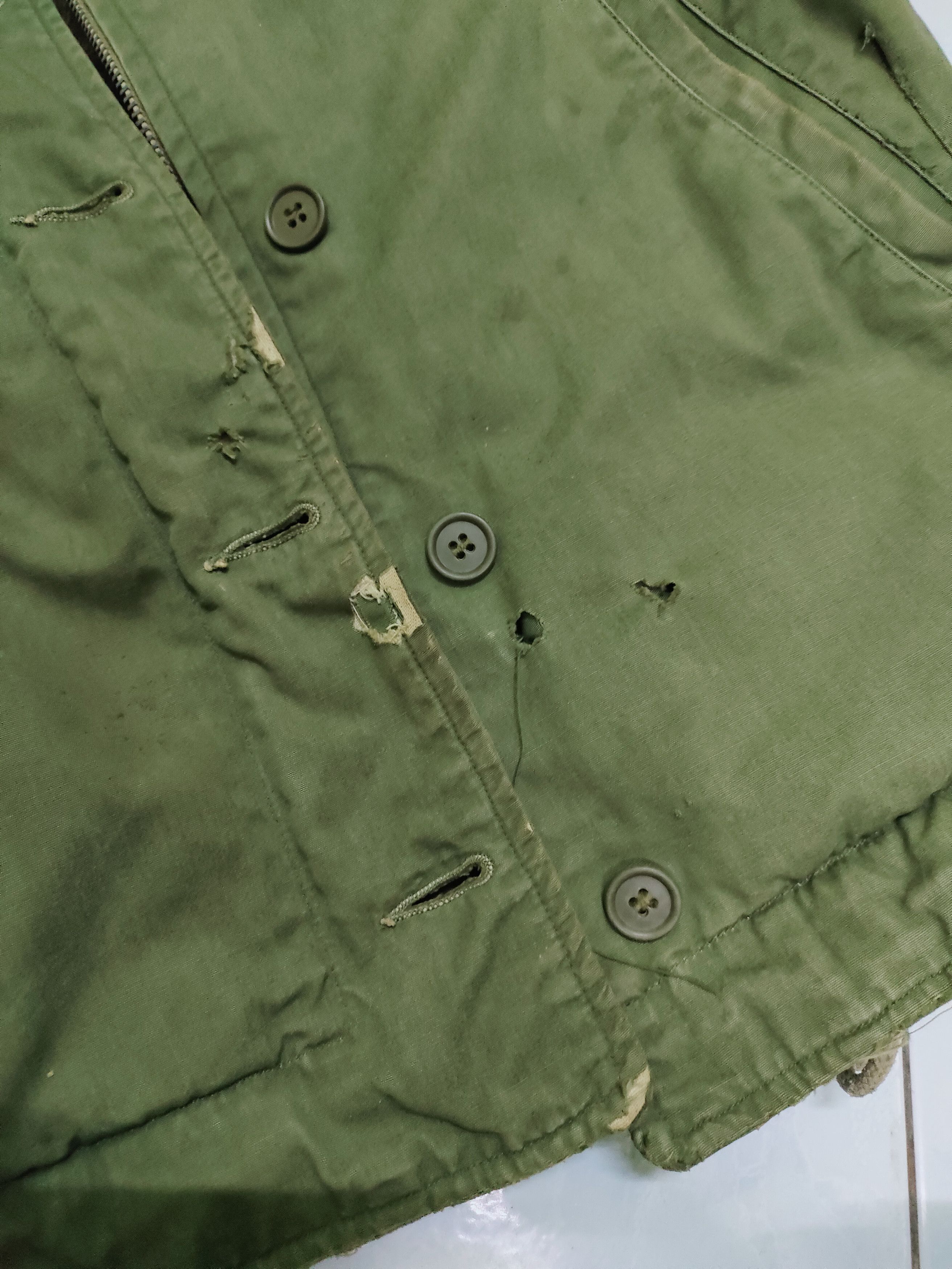 Vintage Vintage Ww2 Distressed N-1 Deck Jacket Size US S / EU 44-46 / 1 - 12 Thumbnail