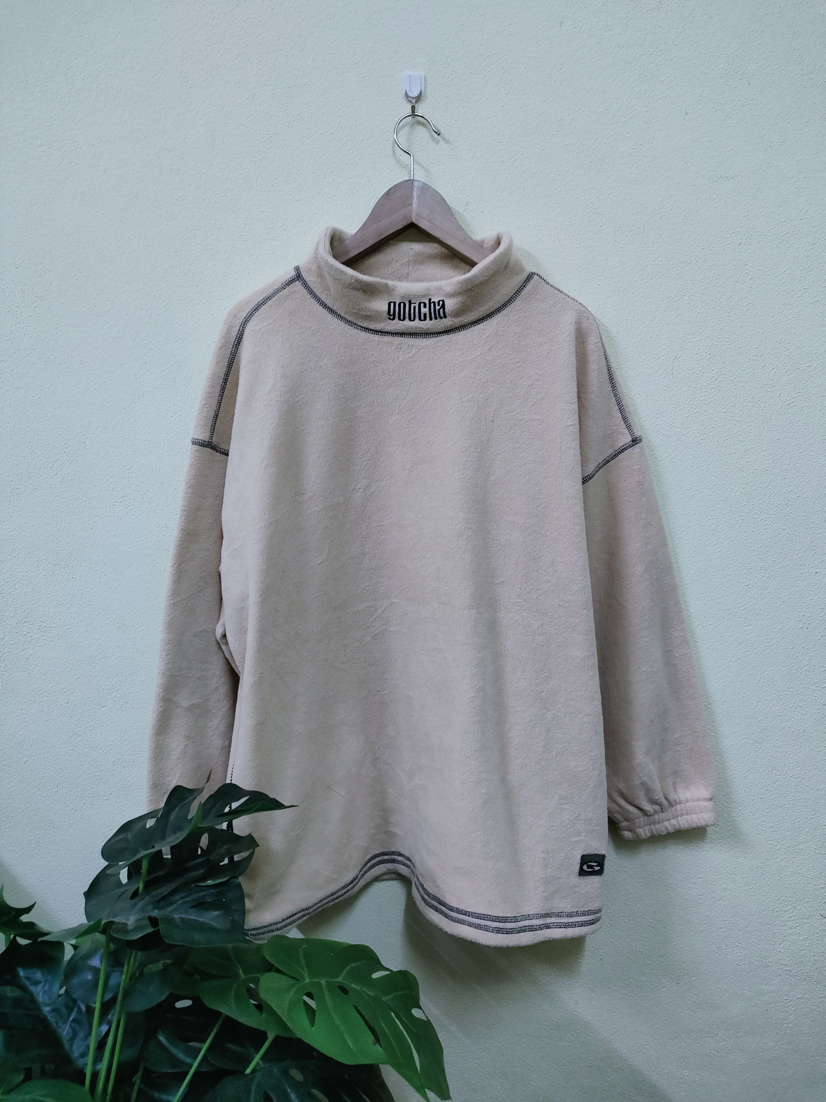 Gotcha × Vintage Vintage Gotcha Turtleneck Sweetshirts Size US XL / EU 56 / 4 - 1 Thumbnail