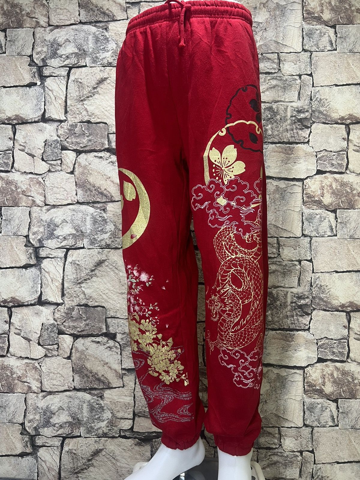 Japanese Brand × Vintage Vintage Dragon Joggers Pant Size US 30 / EU 46 - 1 Thumbnail