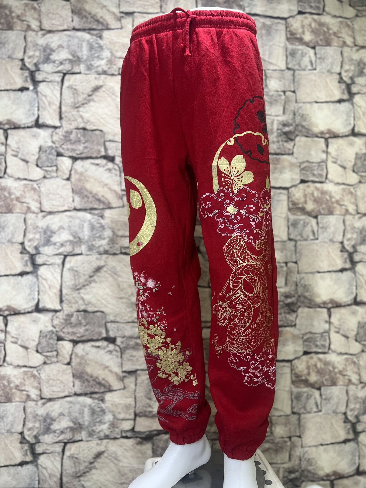 Japanese Brand × Vintage Vintage Dragon Joggers Pant Size US 30 / EU 46 - 2 Thumbnail