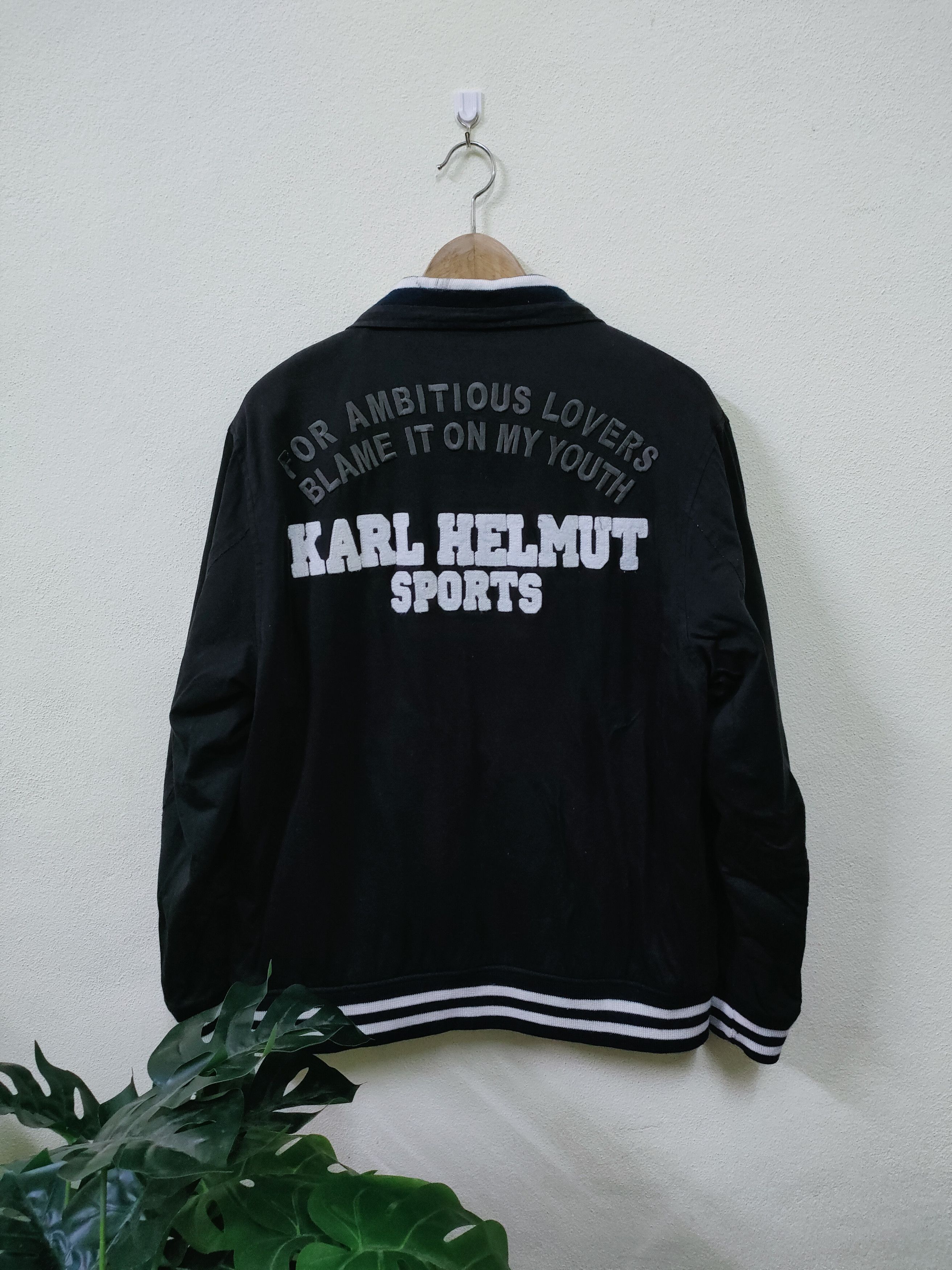 Karl Helmut Karl Helmut Sports Spell Out Jacket Size US M / EU 48-50 / 2 - 4 Thumbnail