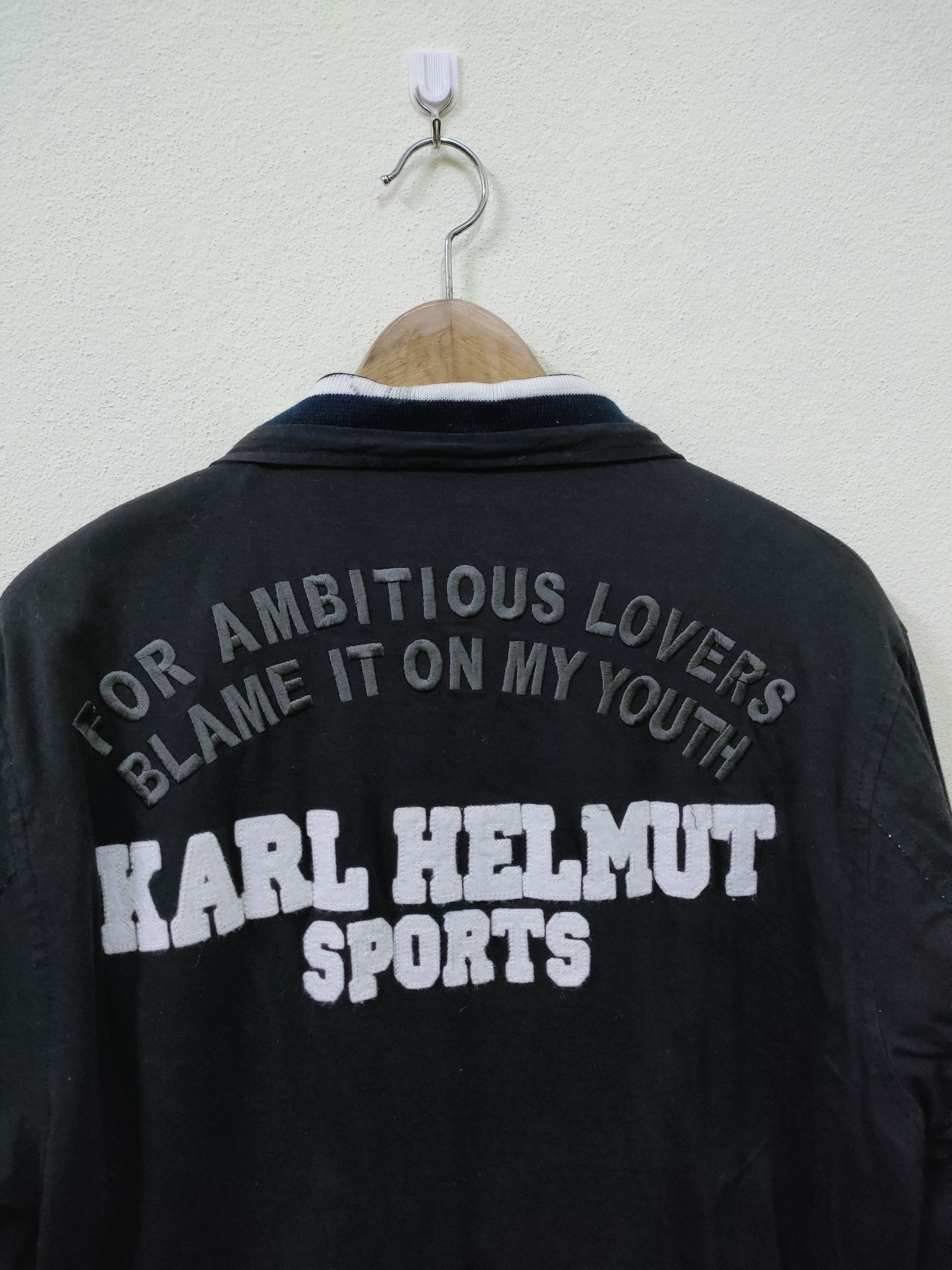 Karl Helmut Karl Helmut Sports Spell Out Jacket Size US M / EU 48-50 / 2 - 3 Thumbnail