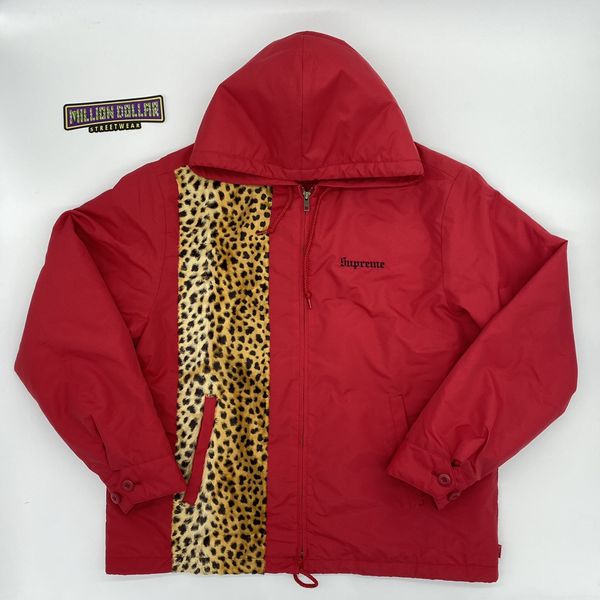 Supreme Cheetah Hooded Station Jacket | Grailed