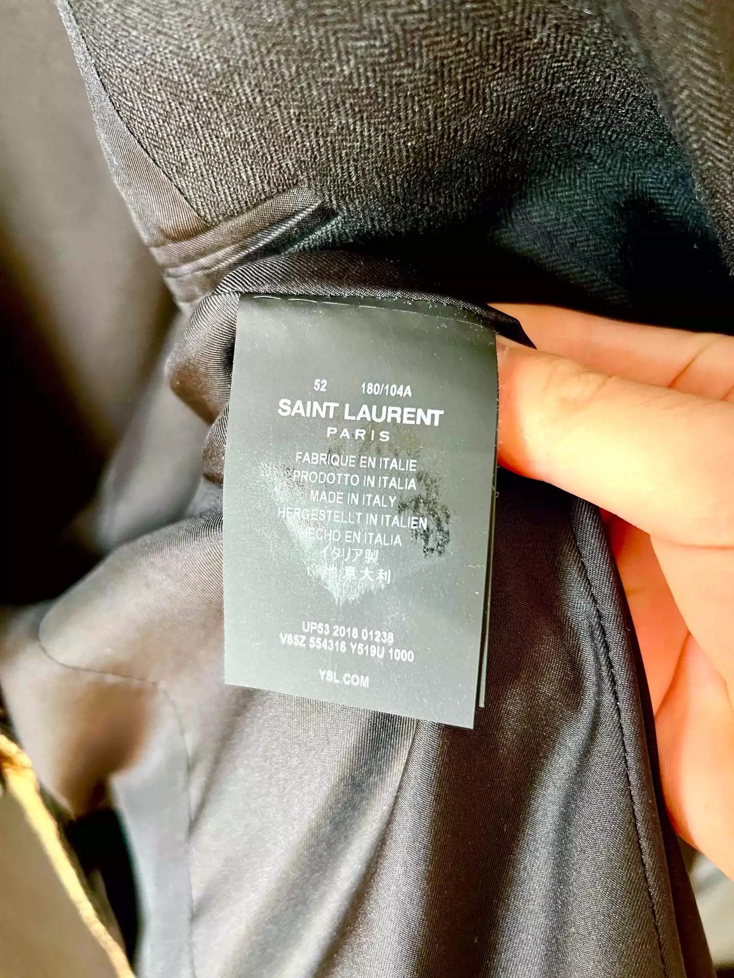 Saint Laurent Paris Saint Laurent Runway style gold thread court suit Size US L / EU 52-54 / 3 - 4 Thumbnail