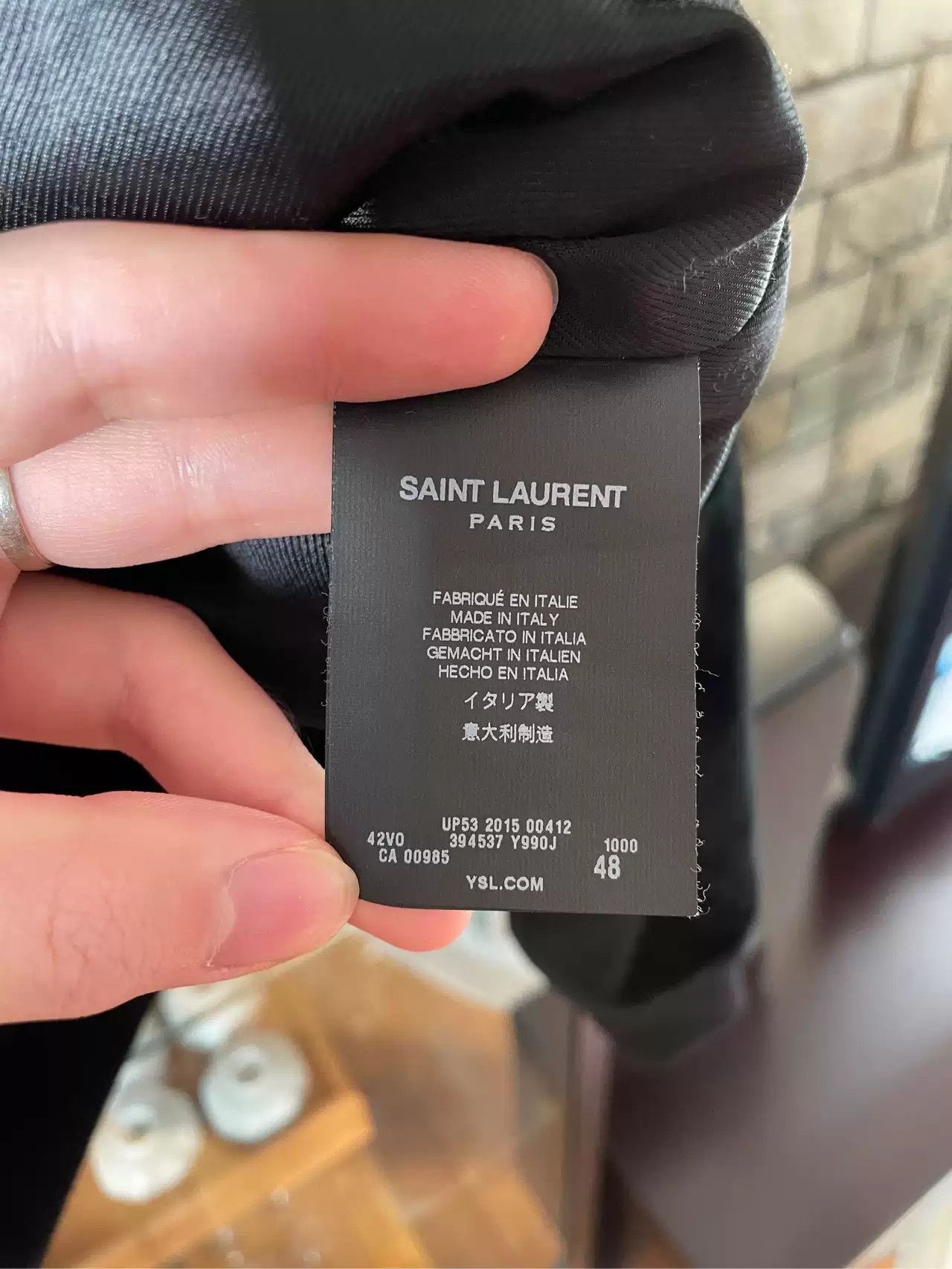Saint Laurent Paris Saint Laurent Rhinestone ray Velvet jacket Size US M / EU 48-50 / 2 - 4 Thumbnail