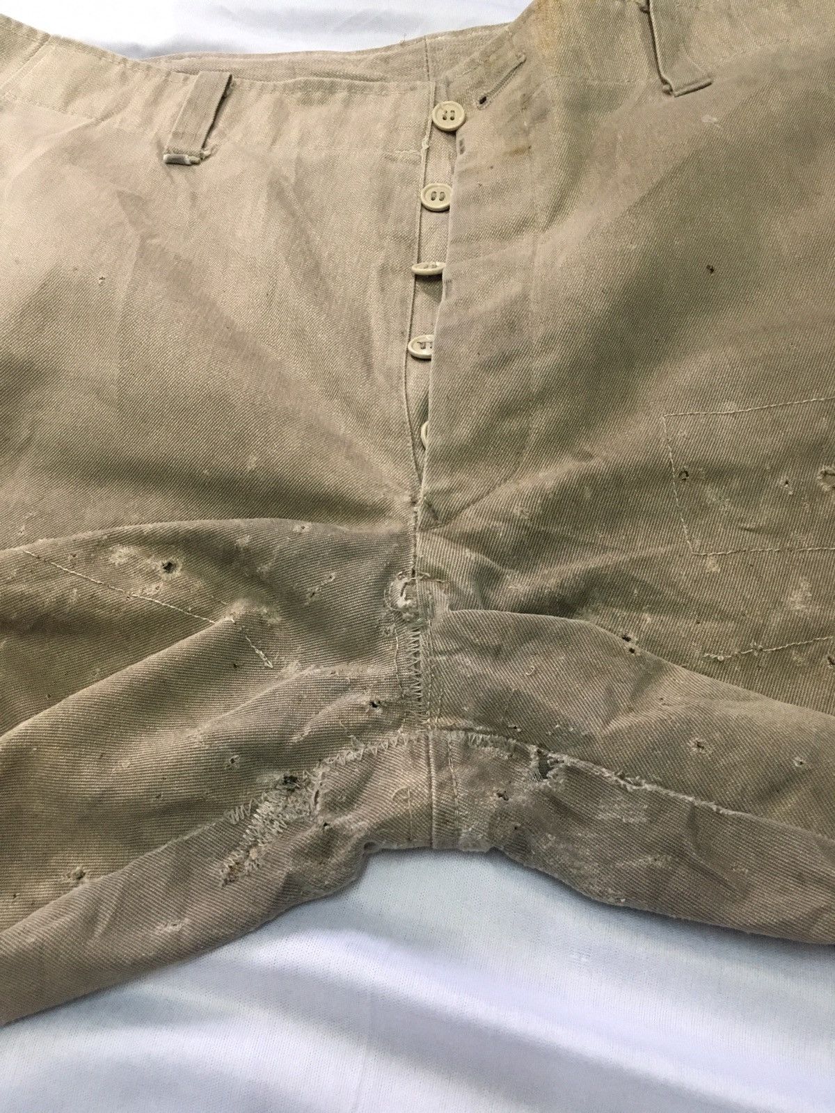 Japanese Brand × Vintage Unknown Vintage Destroyed Thrashed Skater Boy Cotton Pants Size US 33 - 9 Thumbnail