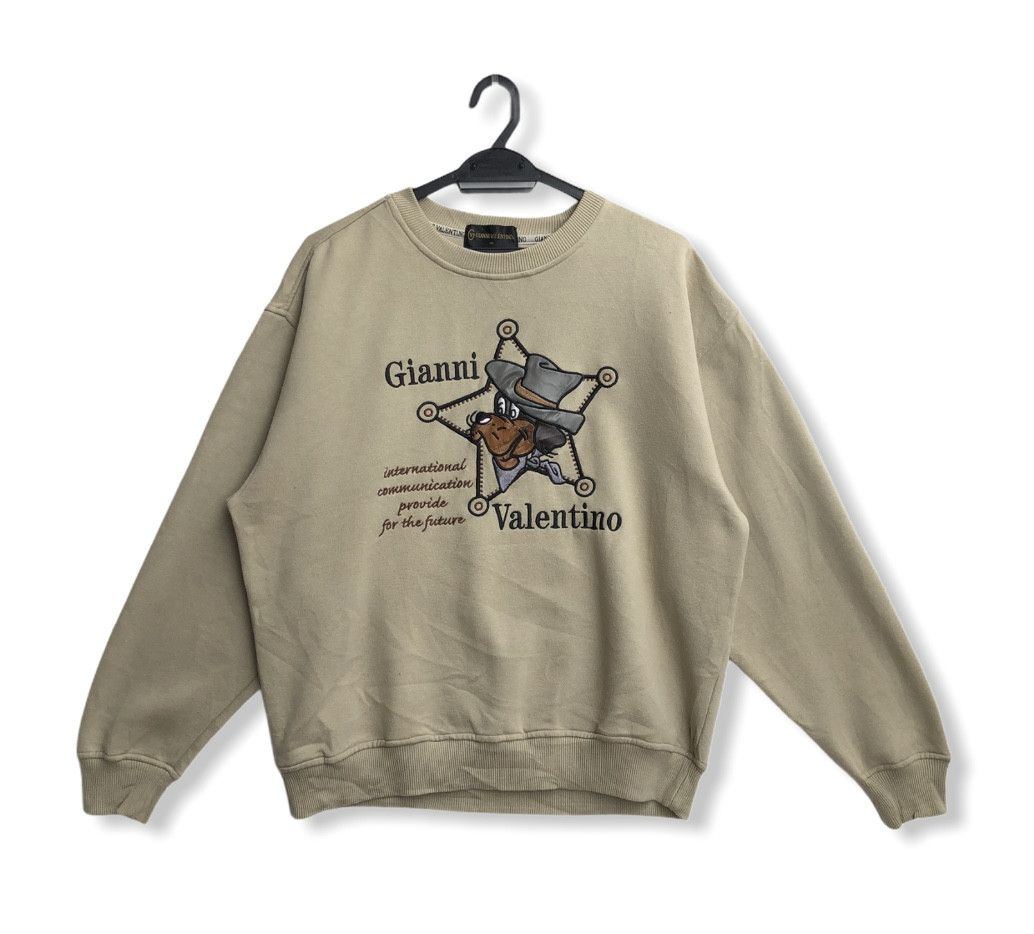 Gianni Valentino RARE VINTAGE GIANNI VALENTINO EMBROIDERIES SWEATSHIRT Size US M / EU 48-50 / 2 - 1 Thumbnail