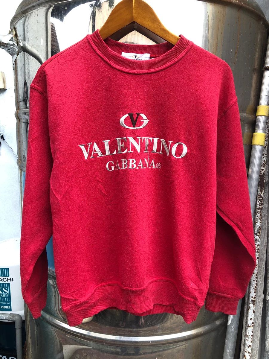 Valentino × Vintage VINTAGE VALENTINO GABBANA SWEATSHIRT Size US S / EU 44-46 / 1 - 1 Thumbnail