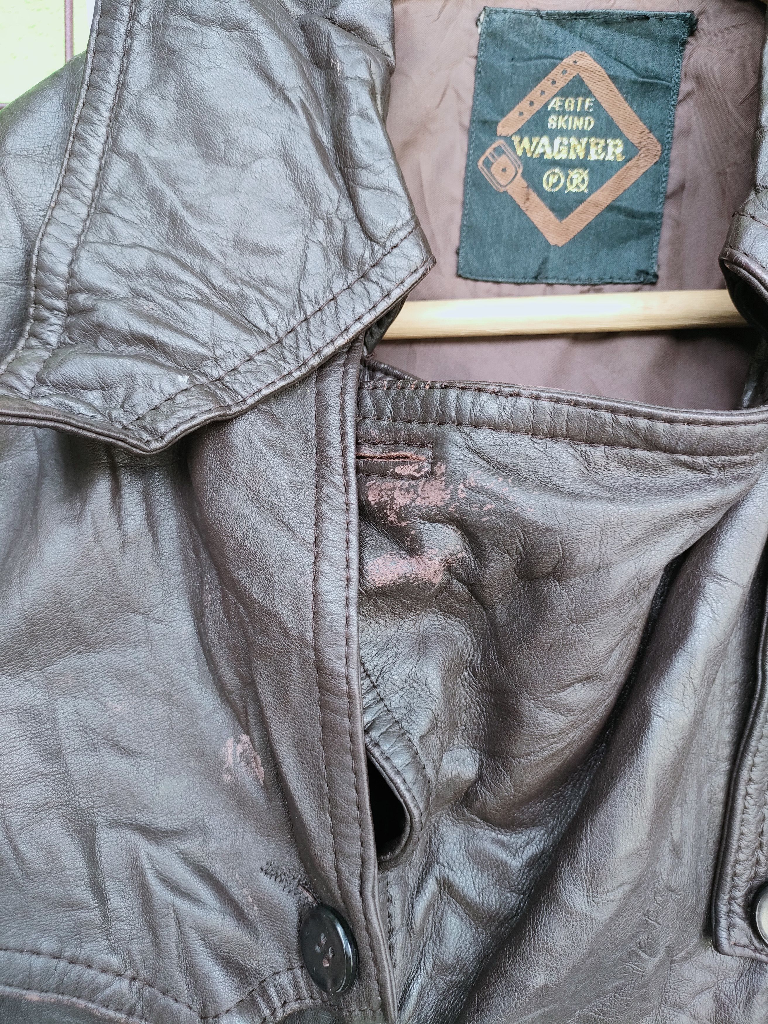 Other Wagner Aegte Skind Leather Long Jacket Size US M / EU 48-50 / 2 - 3 Thumbnail