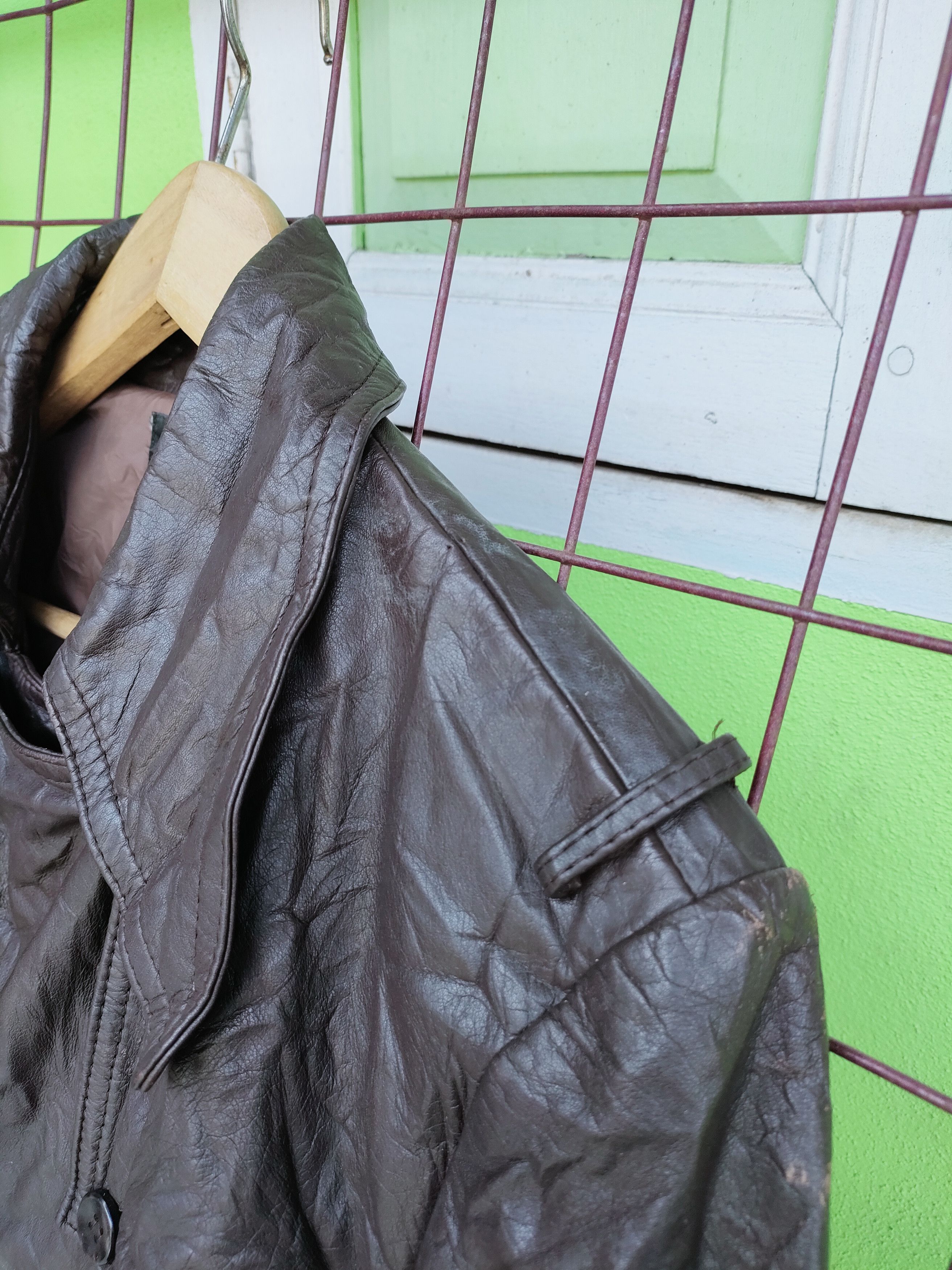 Other Wagner Aegte Skind Leather Long Jacket Size US M / EU 48-50 / 2 - 9 Thumbnail