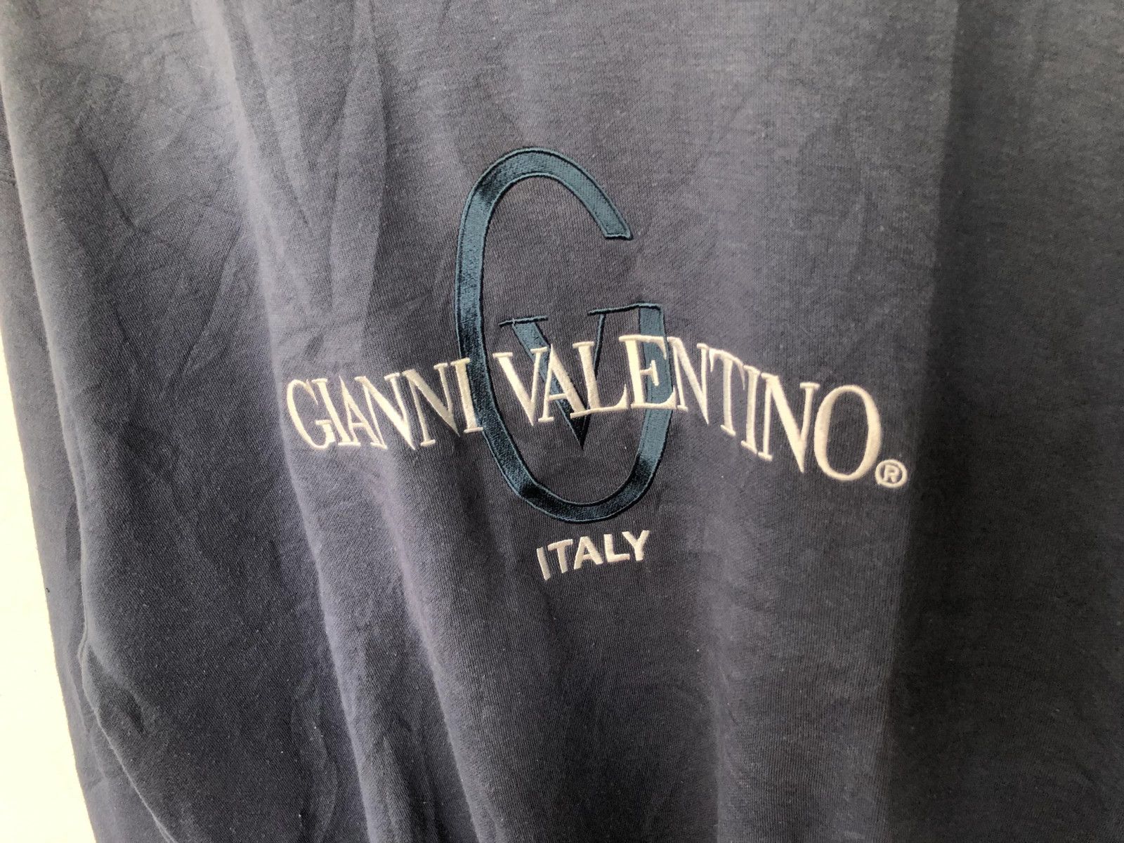 Gianni Valentino VINTAGE GIANNI VALENTINO BIG EMBROIDERIES LOGO SWEATSHIRT Size US M / EU 48-50 / 2 - 2 Thumbnail