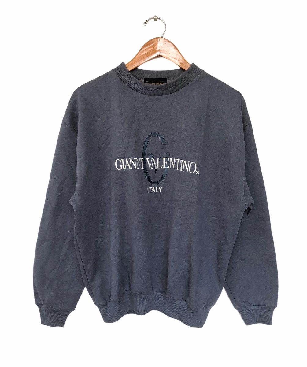Gianni Valentino VINTAGE GIANNI VALENTINO BIG EMBROIDERIES LOGO SWEATSHIRT Size US M / EU 48-50 / 2 - 1 Thumbnail