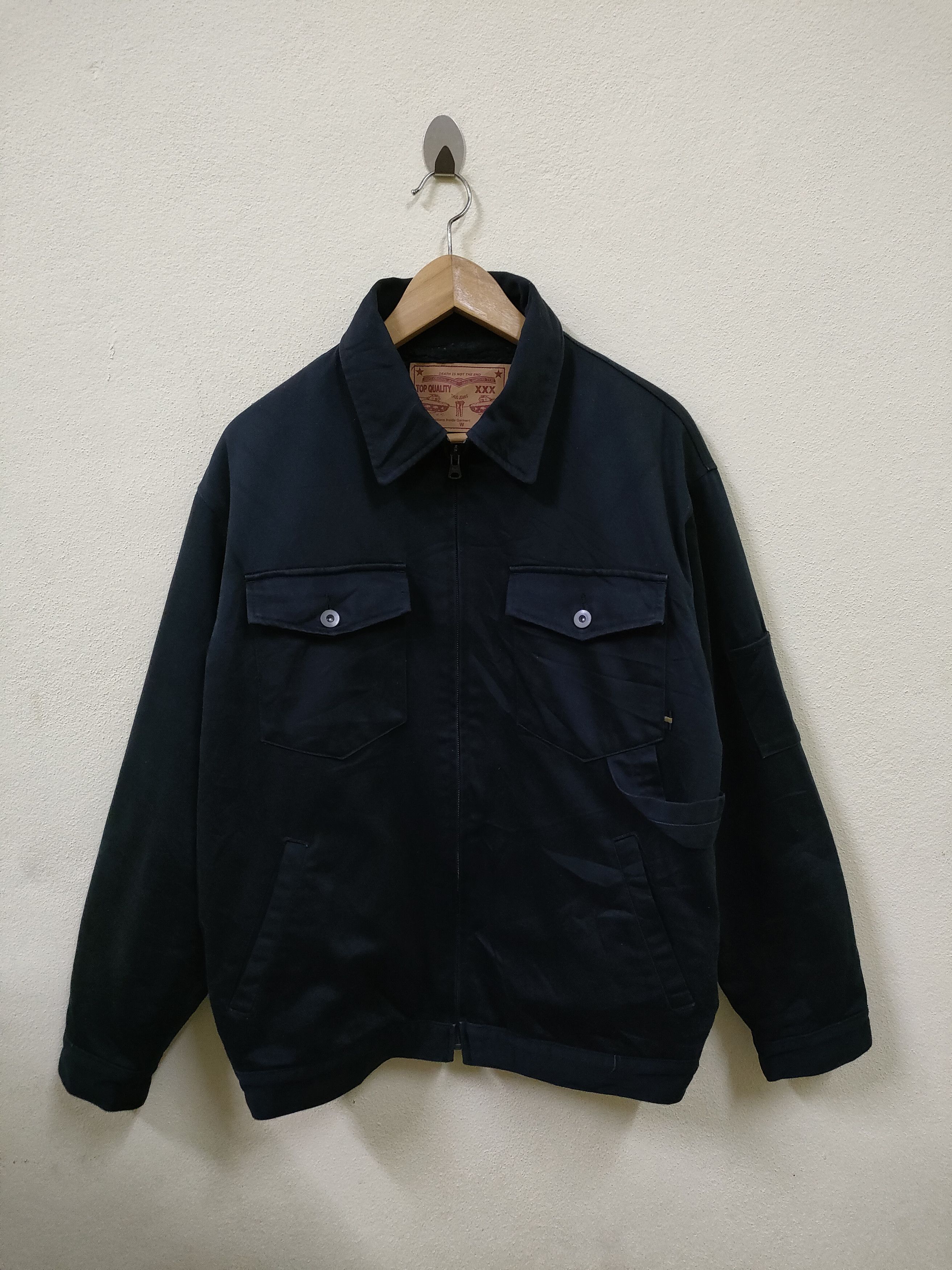 Japanese Brand Dept Japanese Brand All black Jacket Size US L / EU 52-54 / 3 - 1 Thumbnail